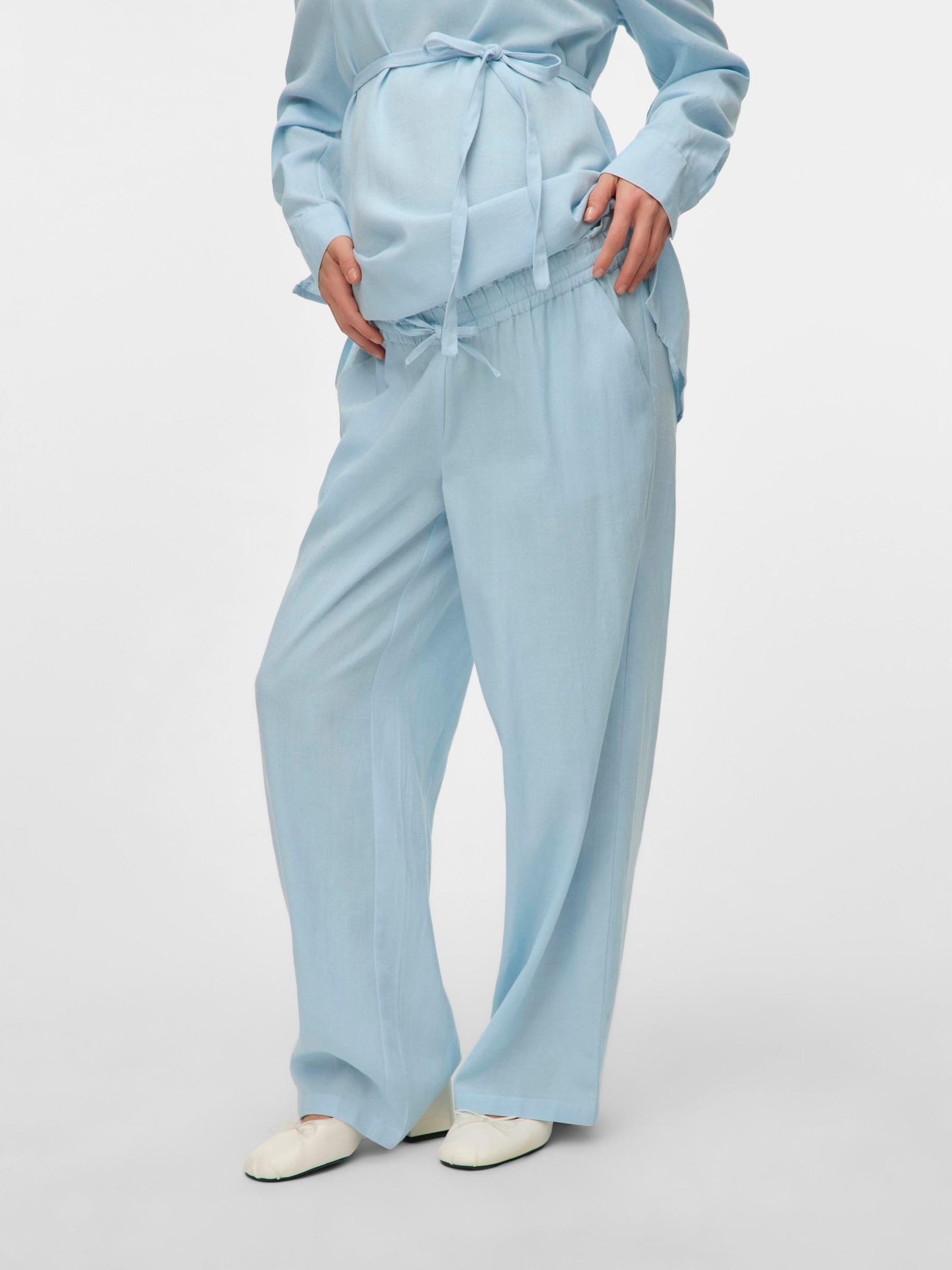 mamalicious-damen-umstands-hose-mit-weitem-beinschnitt image 2