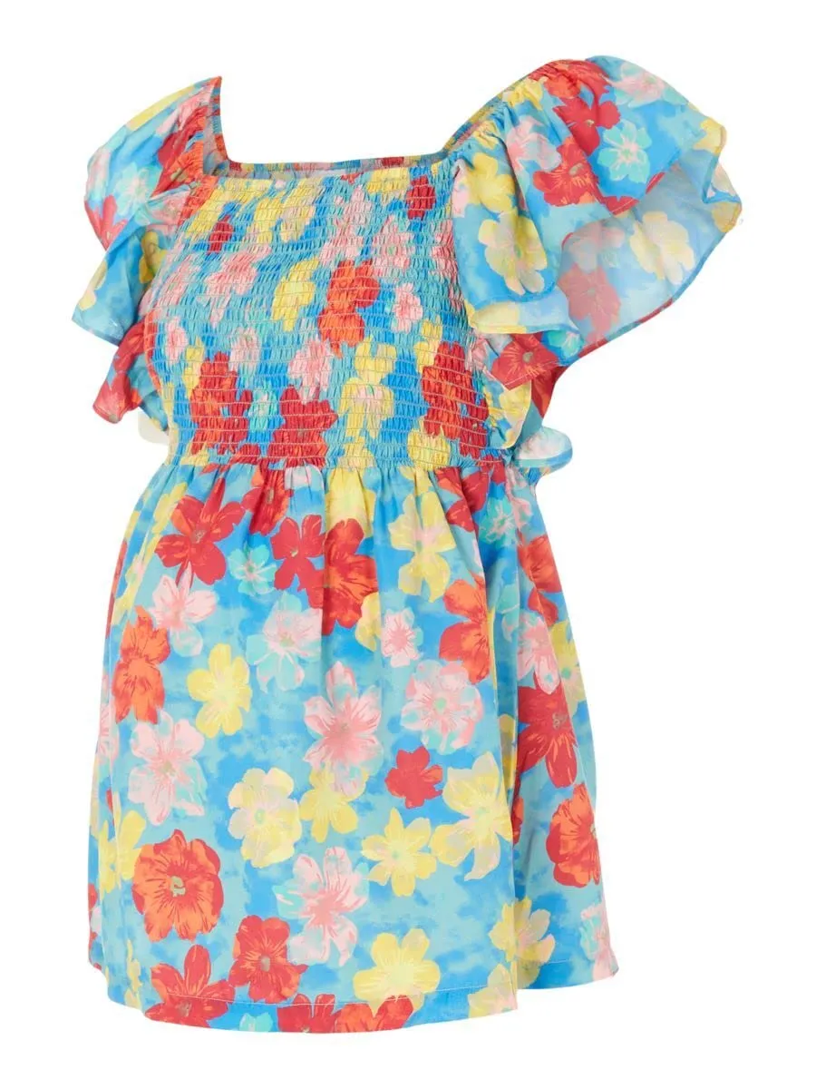 mamalicious-mlfrida-cap-frill-woven-top-a-stillbluse image 1