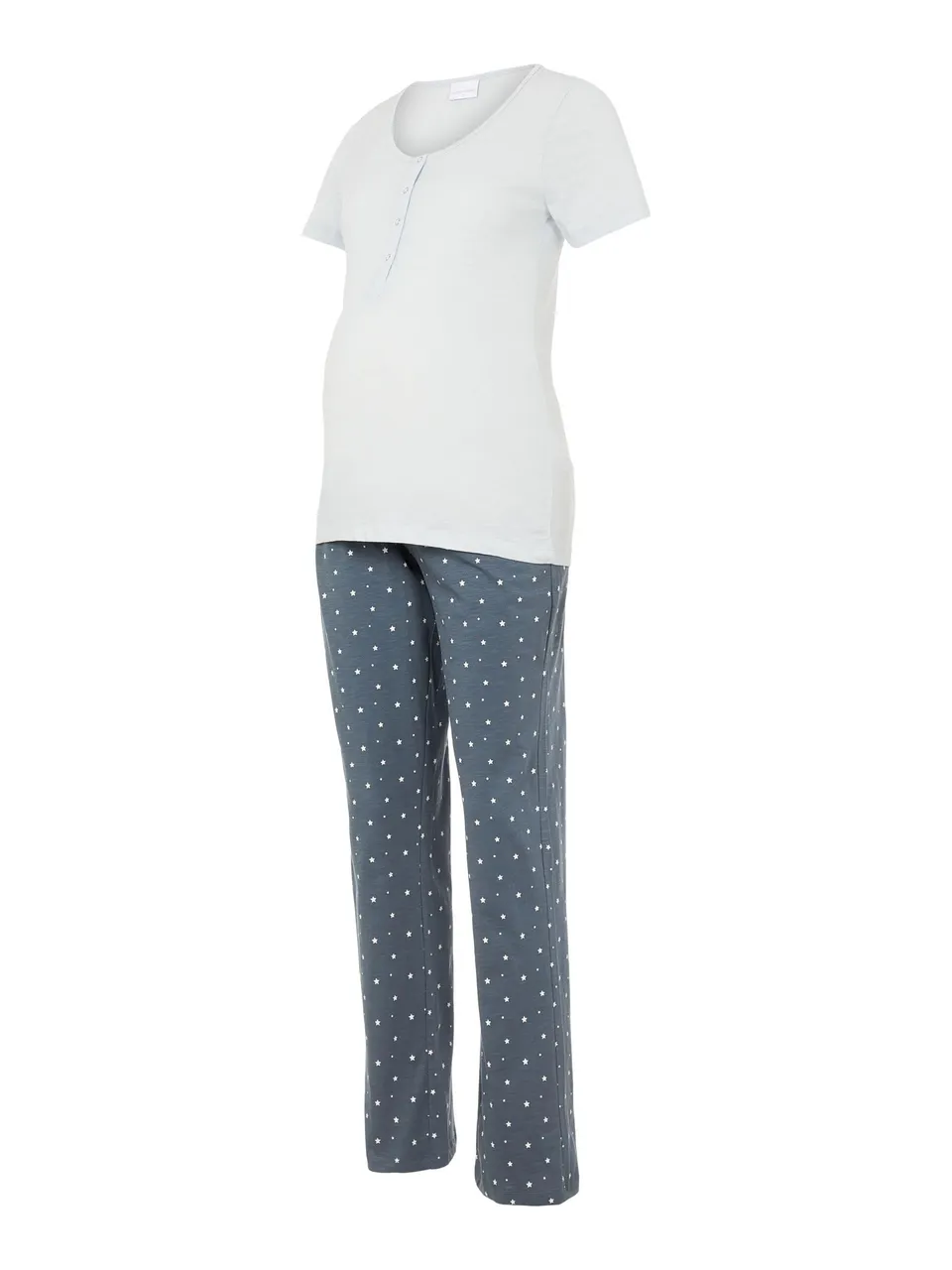 mamalicious-umstands-nachtw-sche-set-pyjama-f-r-schwangerschaft-und-stillzeit image 1