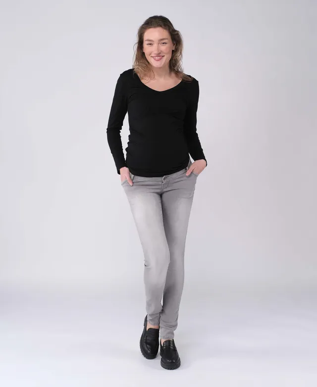 love2wait-jeans-sophia-skinny-fit-grey-denim-nachhaltige-umstandsjeans image 1