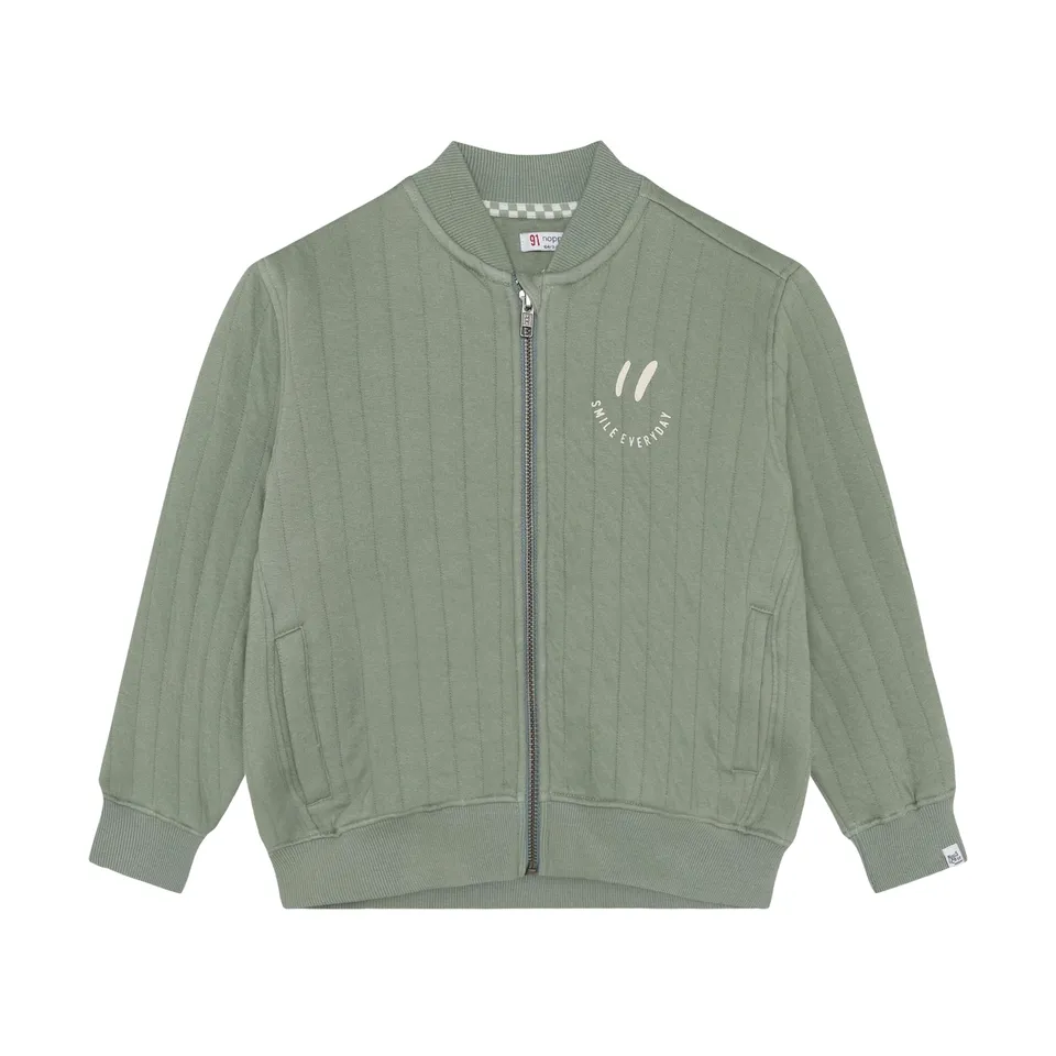 noppies-kids-jungen-cardigan-ls-boy-strickjacke-gesteppter-jersey-rei-verschluss image 1