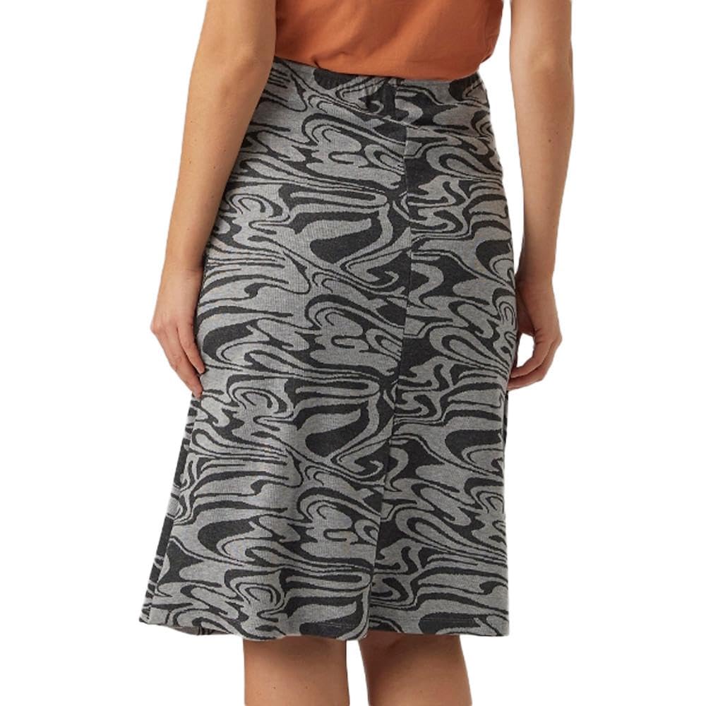 mamalicious-leva-umstandsrock-grau-schwarz-elastischer-bund image 2