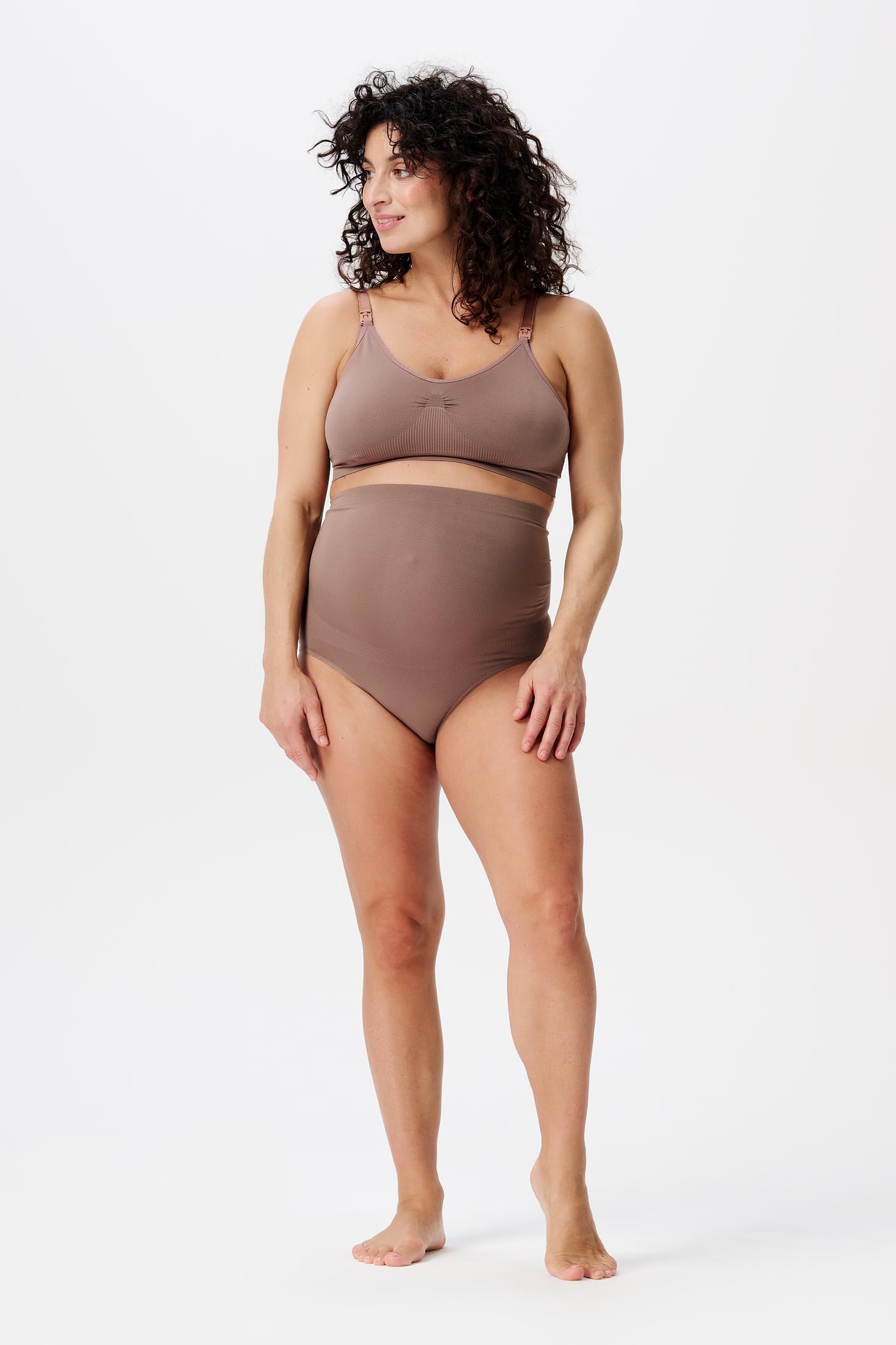 noppies-maternity-essentials-nisa-seamless-sensil-breeze-umstandsslip-taupe-medi image 2