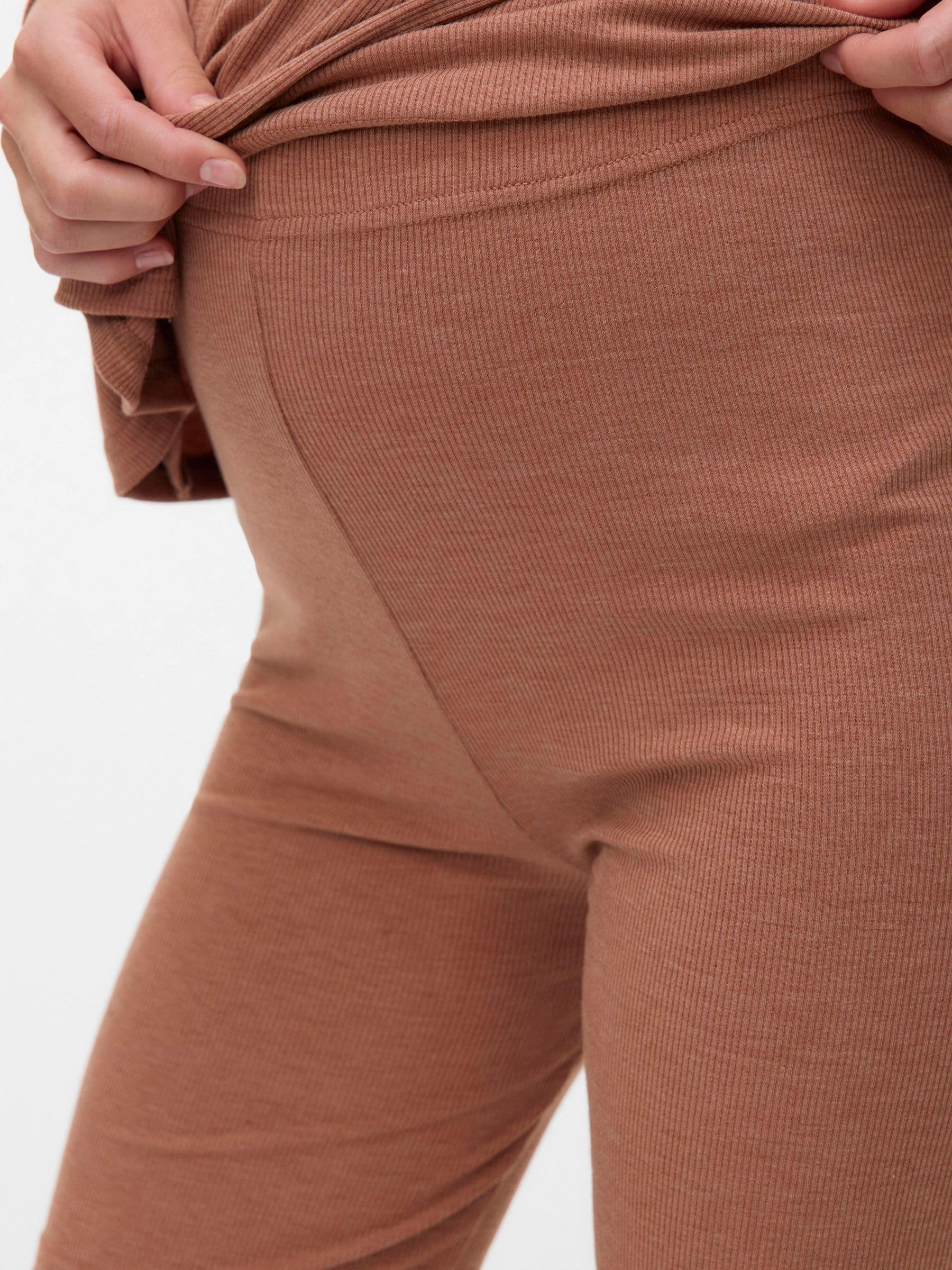 mamalicious-2-teiliges-loungewear-set-v-ausschnitt-langarm-stilllage-unter-wicke image 7