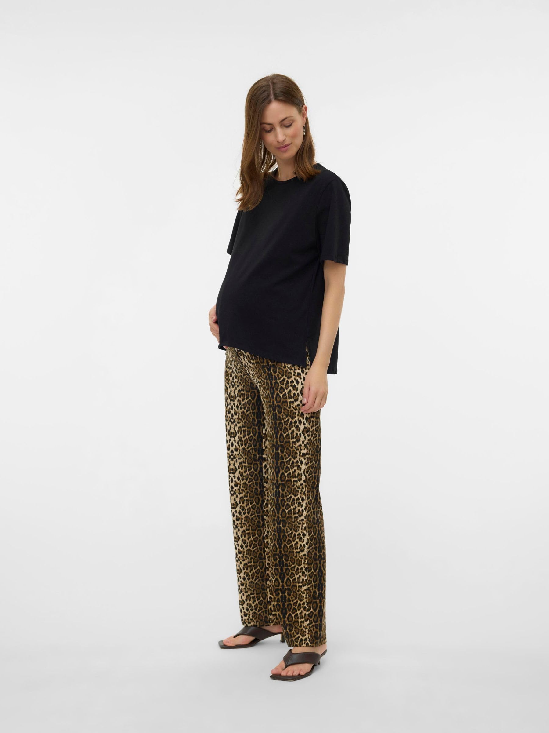 mamalicious-umstandshose-mit-hoher-taille-normale-passform-f-r-komfort-in-der-sc image 3