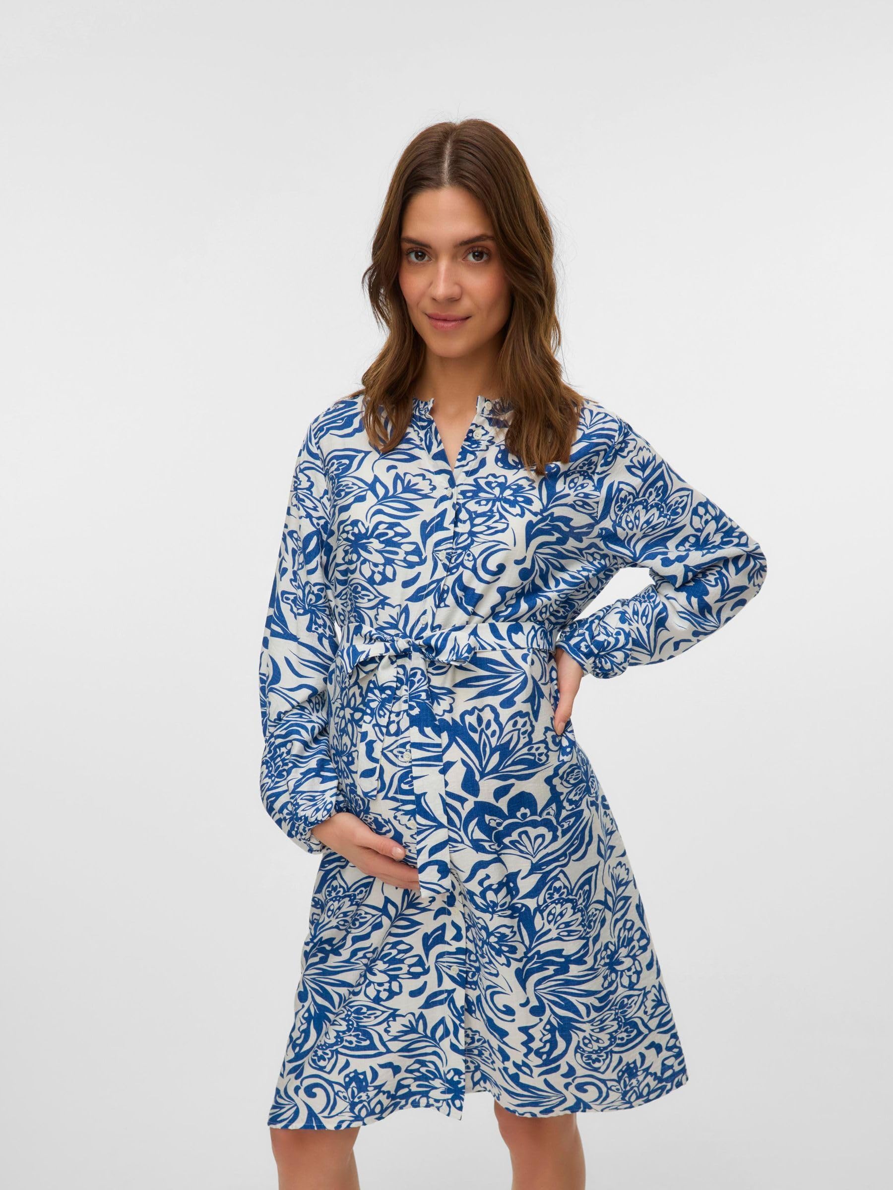 mamalicious-umstandskleid-mlsorilla-locker-geschnittenes-langarm-stillkleid-mit- image 3