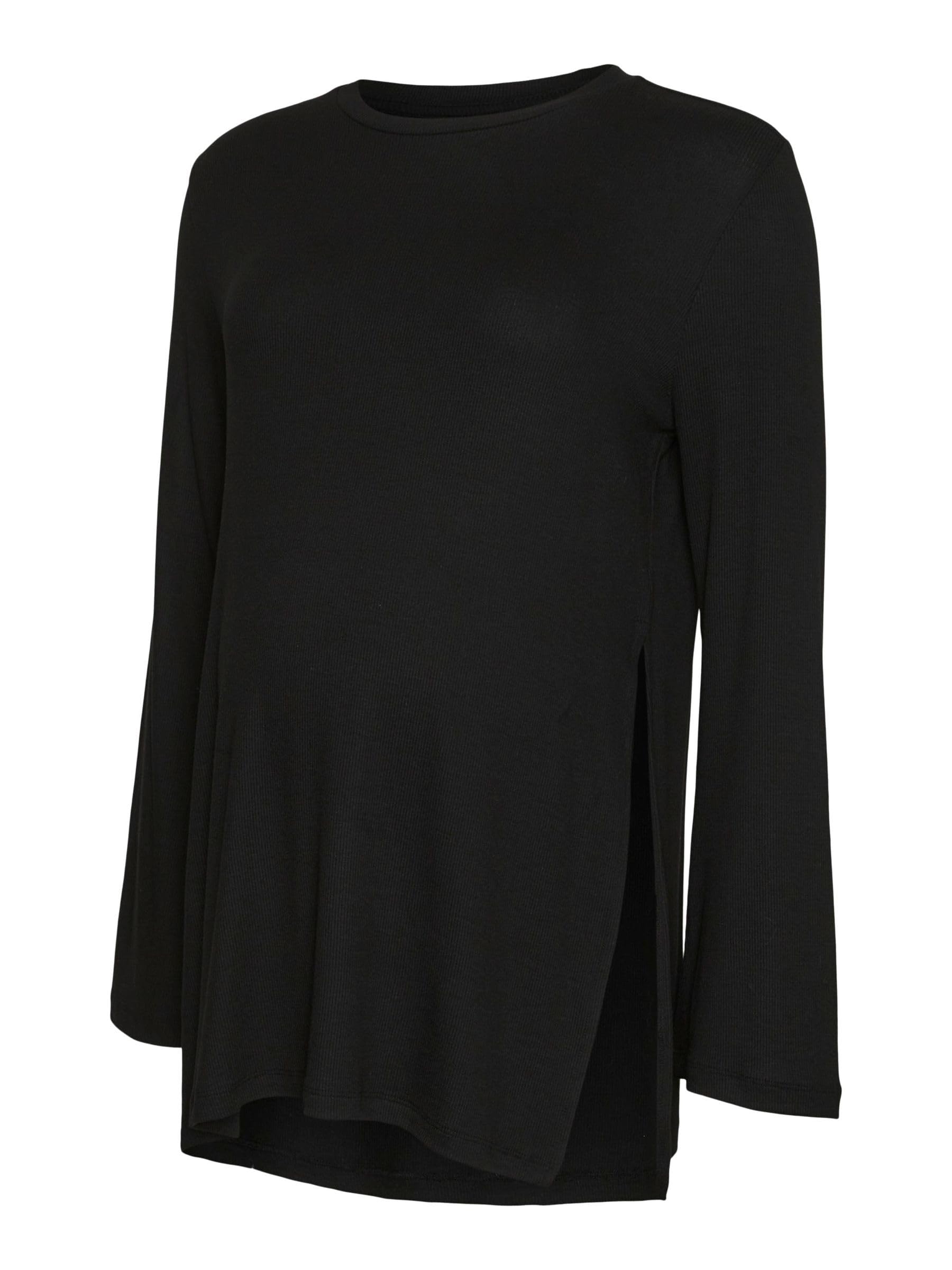 mamalicious-damen-top-normal-geschnitten-hoch-geschlossen-lang-rmlig-2-in-1-f-r- image 1