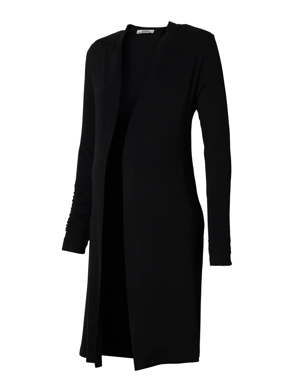 love2wait-strickjacke-b999061-004-schwarz-lang-geschnittene-cardigan-bis-knieh-h image 1