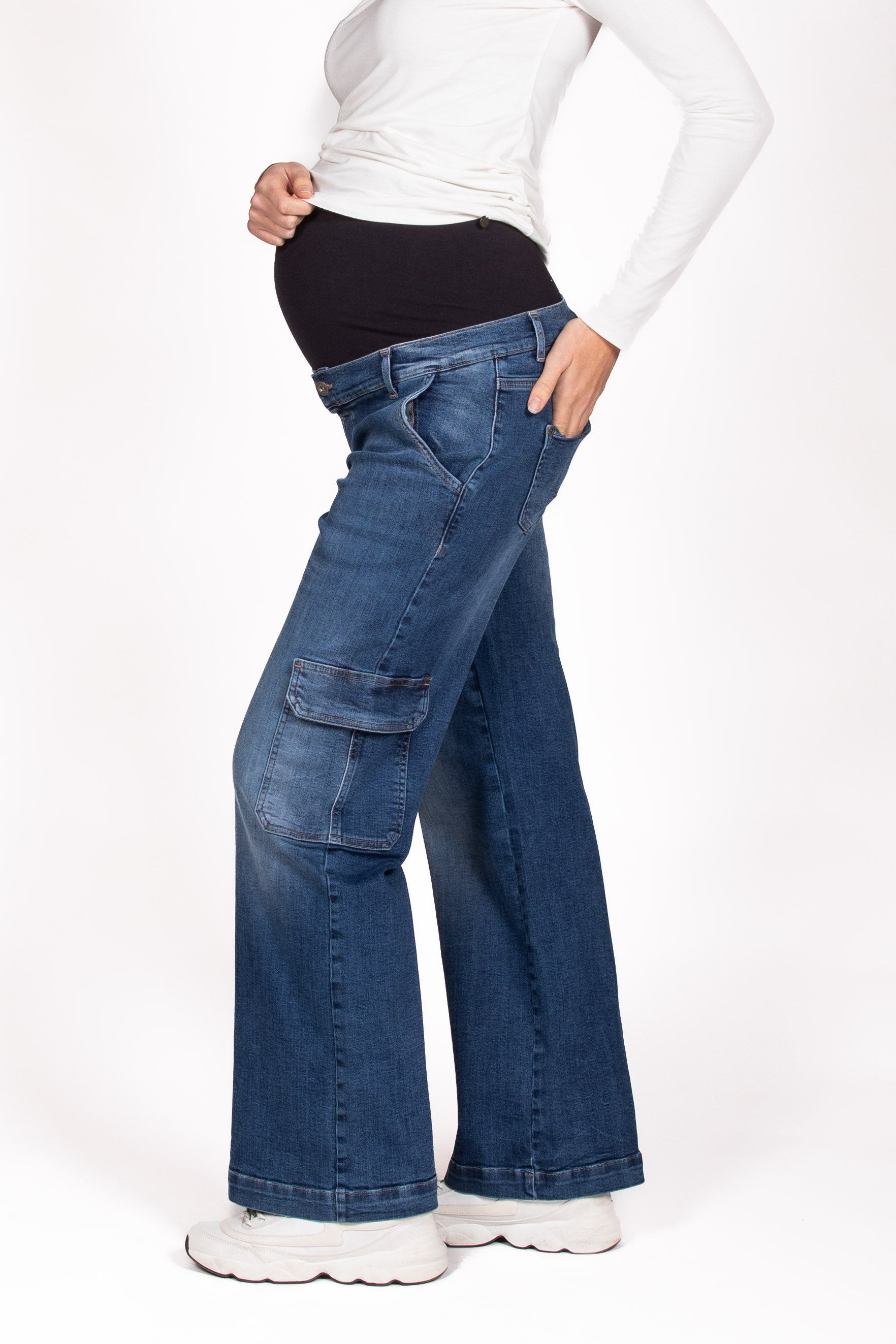 love2wait-jeans-straight-leg-cargo-stone-wash image 3