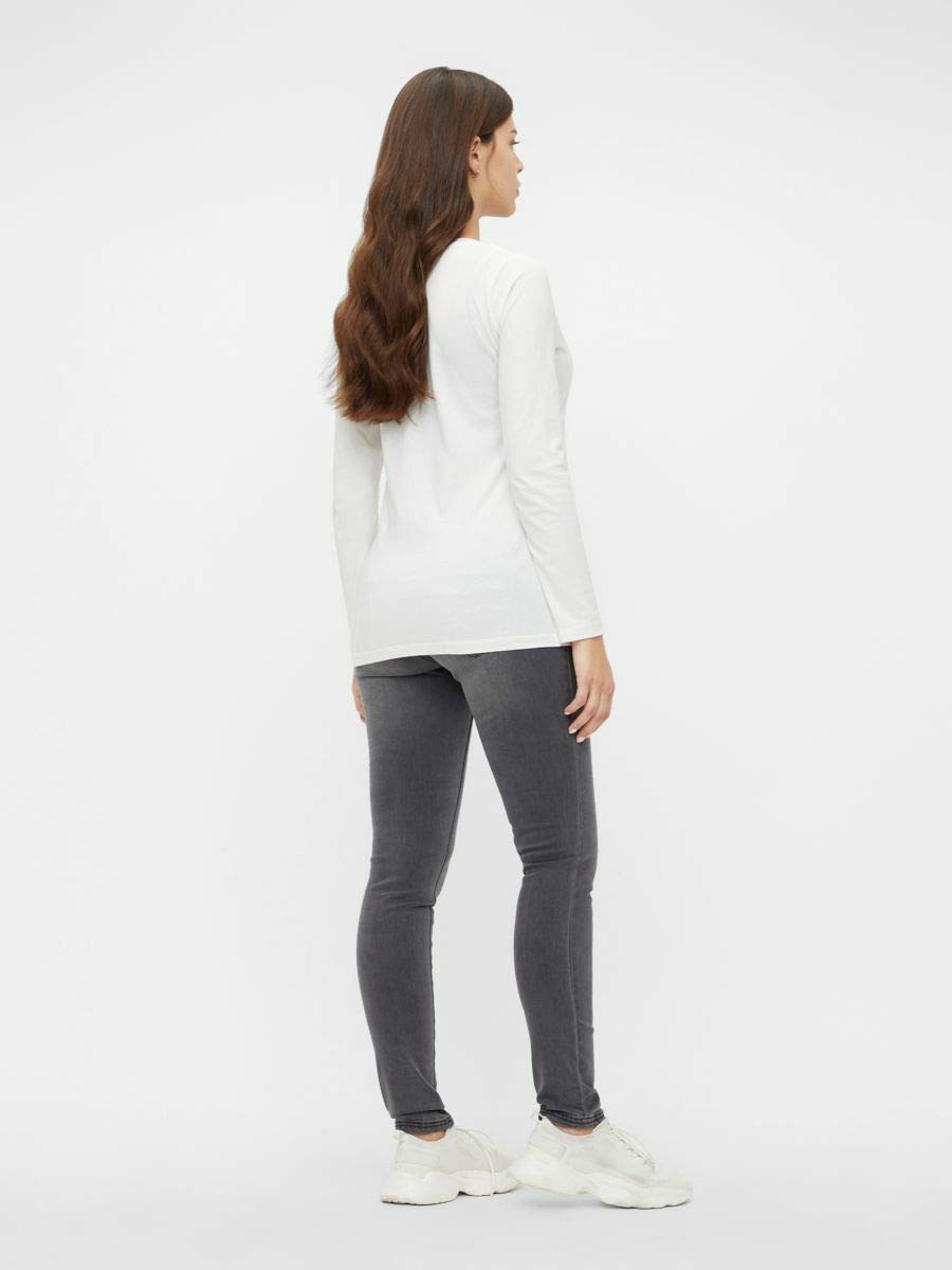 mamalicious-mllola-slim-grey-jeans-a-noos-graue-umstandsjeans-mit-stillfunktion image 4