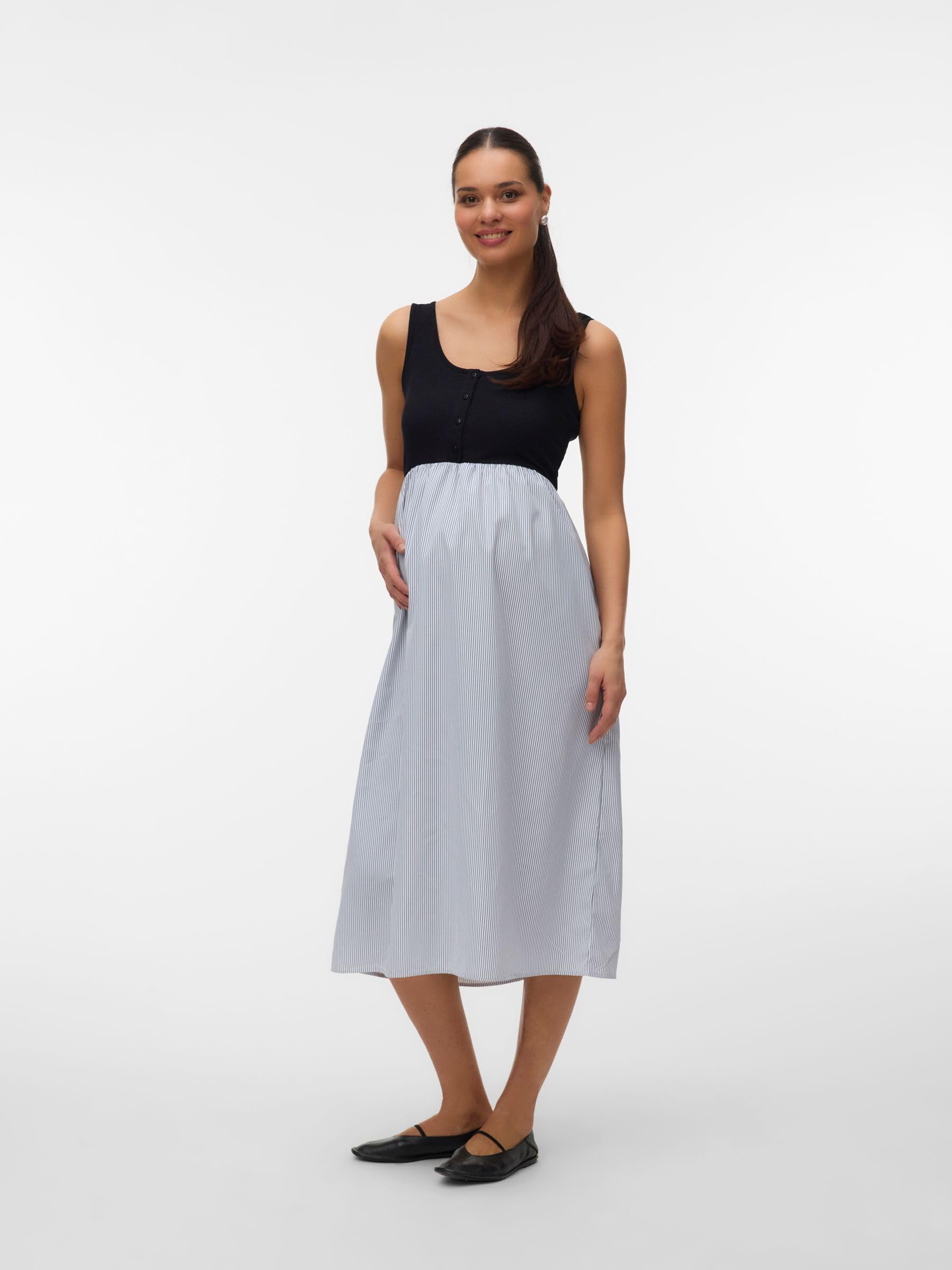 mamalicious-mljoelle-umstandskleid-2-in-1-stillkleid-mit-u-ausschnitt-stillfunkt image 5