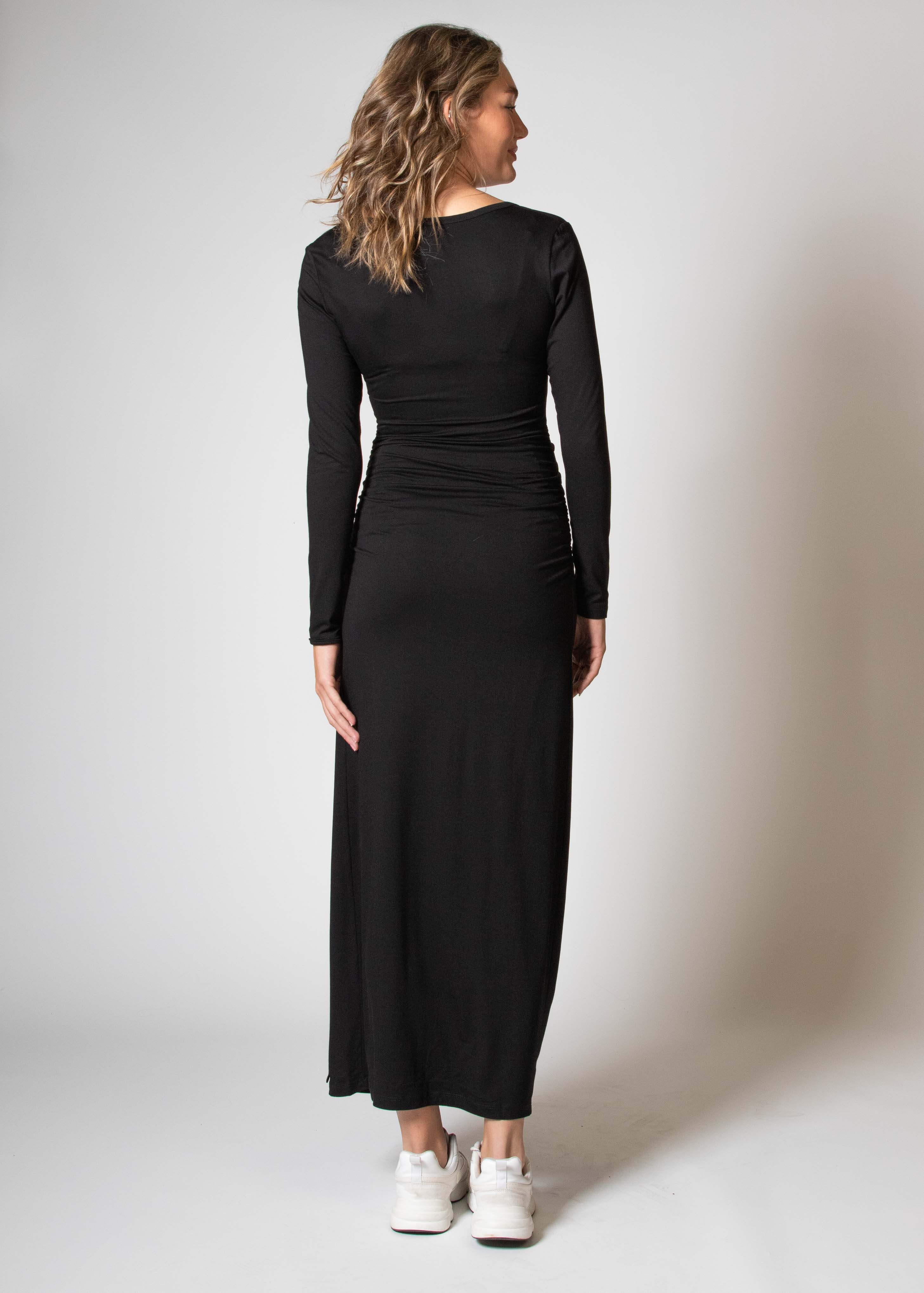 love2wait-kleid-langarm-ecovero-schwarz image 4