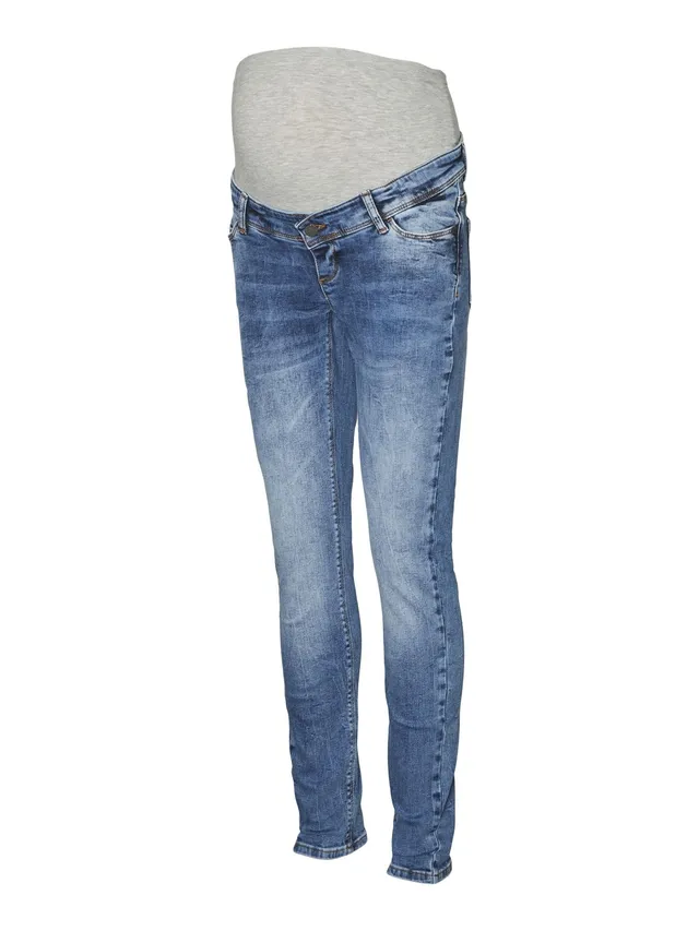 mamalicious-roma-umstandsjeans-blue-denim-graumeliert-gr-e-27-32 image 1