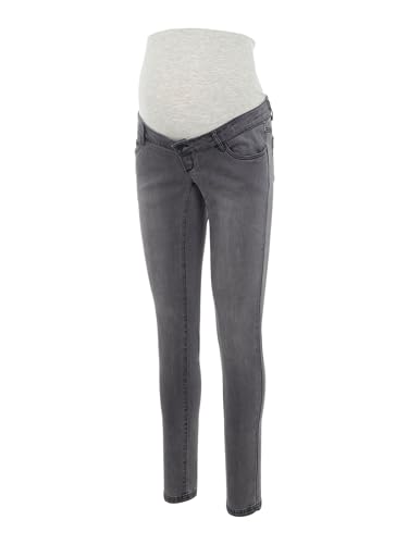 mamalicious-damen-hose-mllola-slim-grey-jeans-a-noos-stylische-umstandsjeans-in- image 8