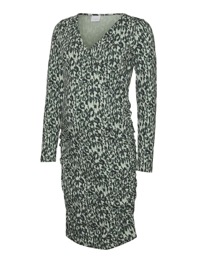 mamalicious-mlmacy-damen-umstandskleid-bequemes-wohlf-hlkleid-f-r-die-schwangers image 1