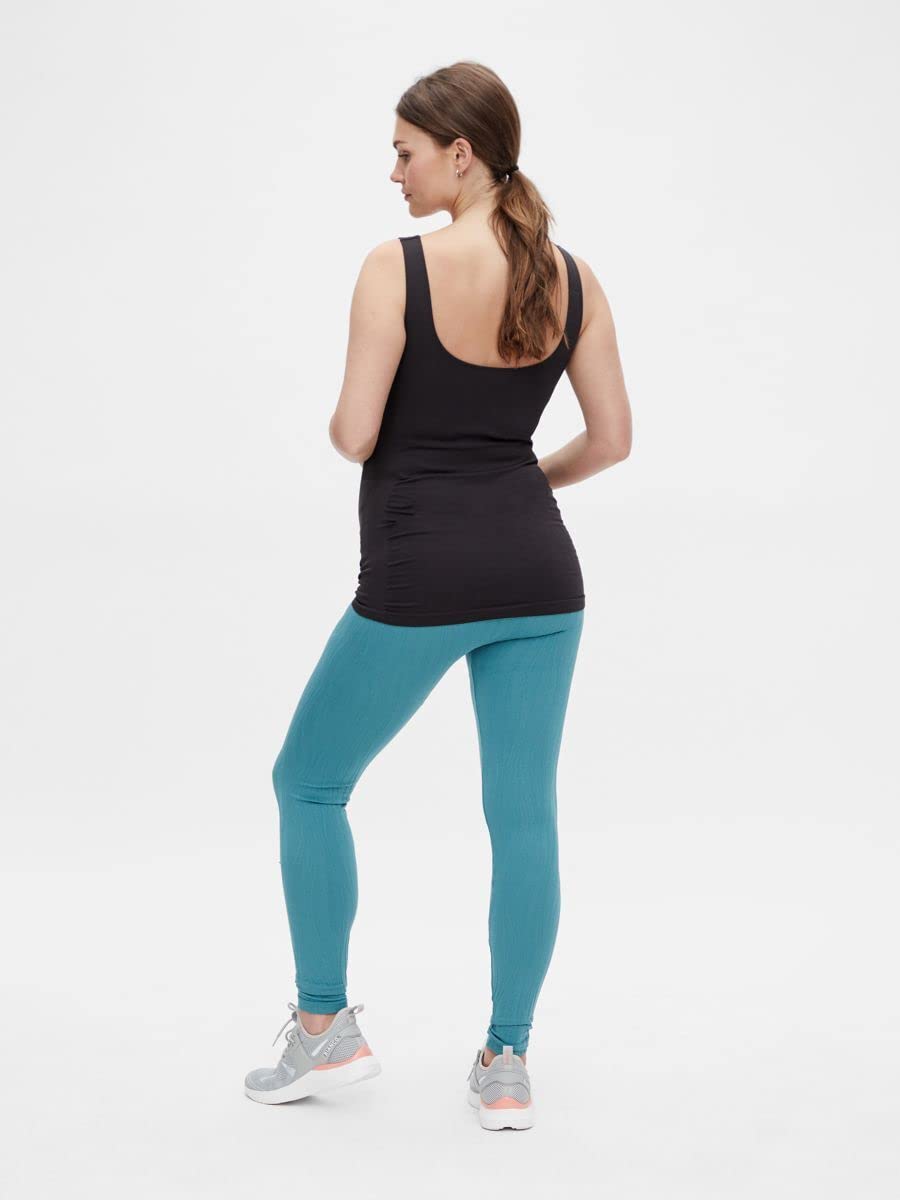 mamalicious-umstands-leggings-petrol-gr-e-m-l-during-after-and-beyond image 4