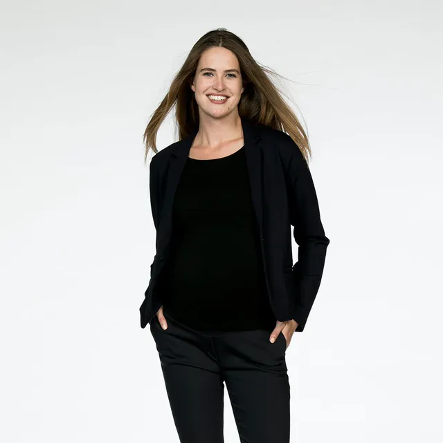 love2wait-jacket-ponte-di-roma-umstandsblazer-in-navy image 1