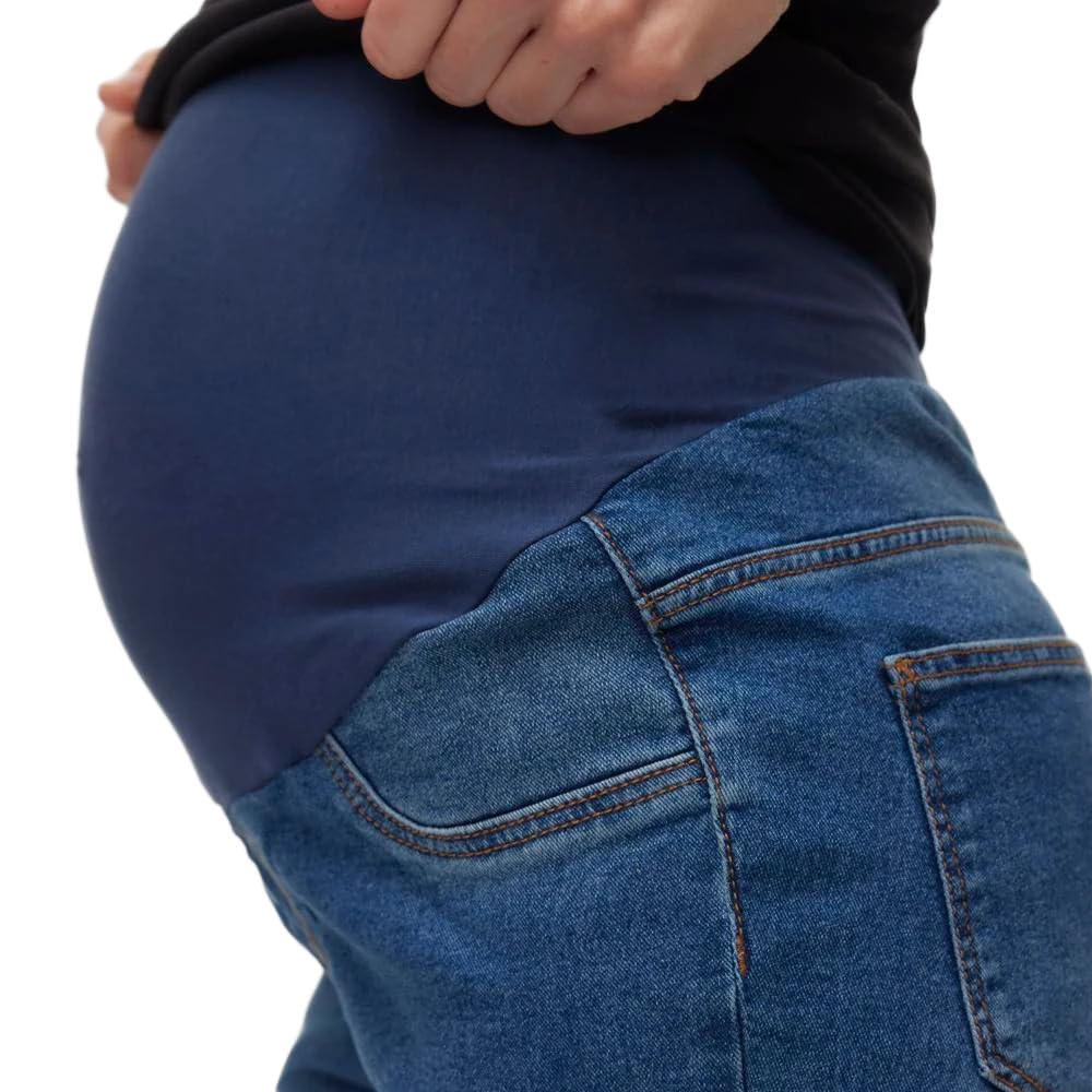 mamalicious-damen-jeans-echo-blue-denim-xs image 4