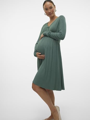 mamalicious-umstandskleid-mltrinity-2-in-1-stillkleid-mit-v-ausschnitt-langarm-k image 8