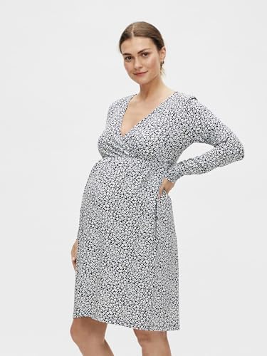 mamalicious-mlmacy-umstandskleid-mit-v-ausschnitt-und-blumenmuster-midikleid-aus image 8