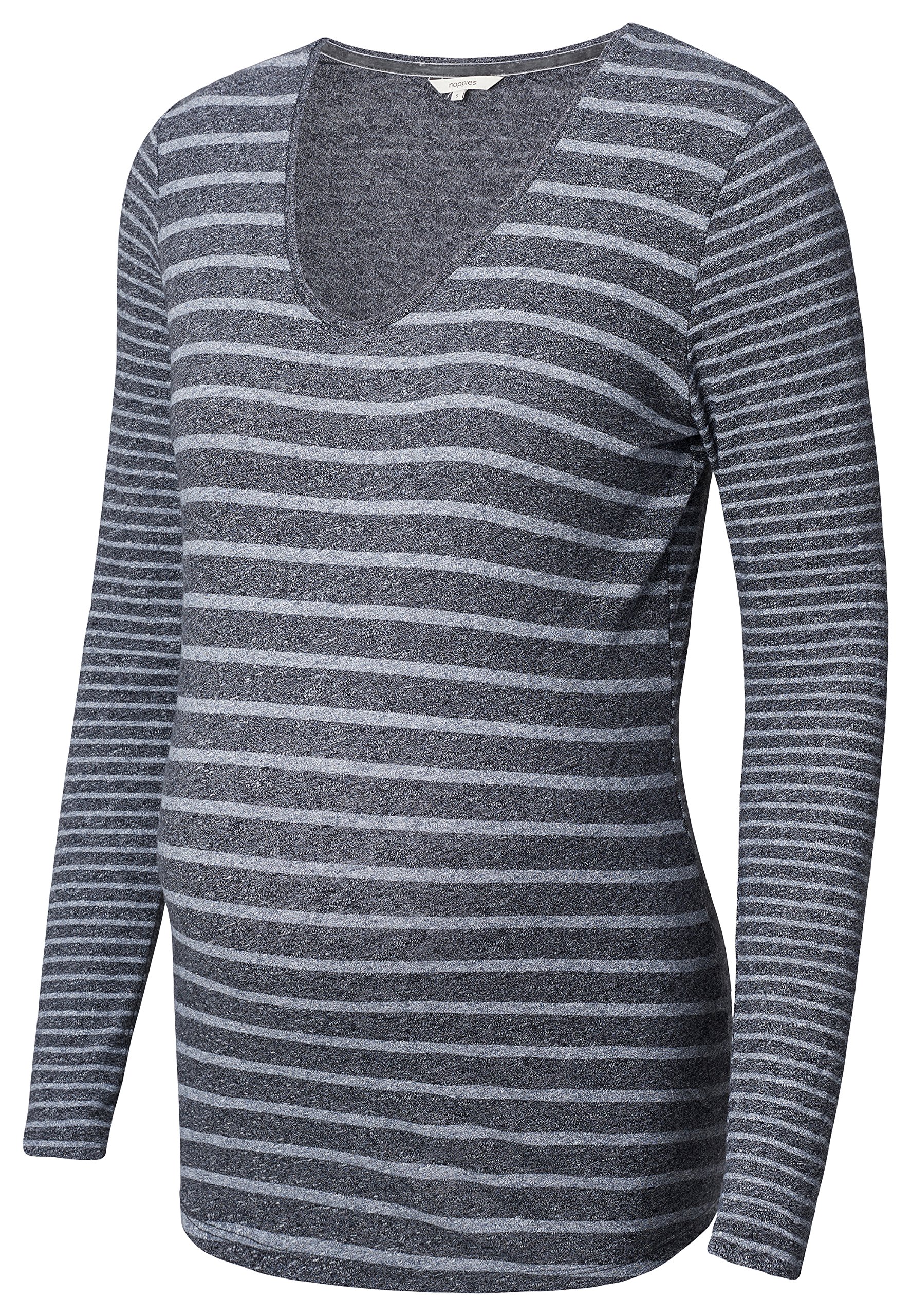 noppies-damen-umstands-langarmshirt-tee-ls-britt-str-umstandsshirt-mit-streifen image 5