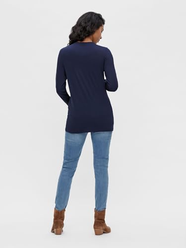 mamalicious-mlkarely-umstandstshirt-langarm-mit-knotendetail-jersey-rundhals-sch image 8