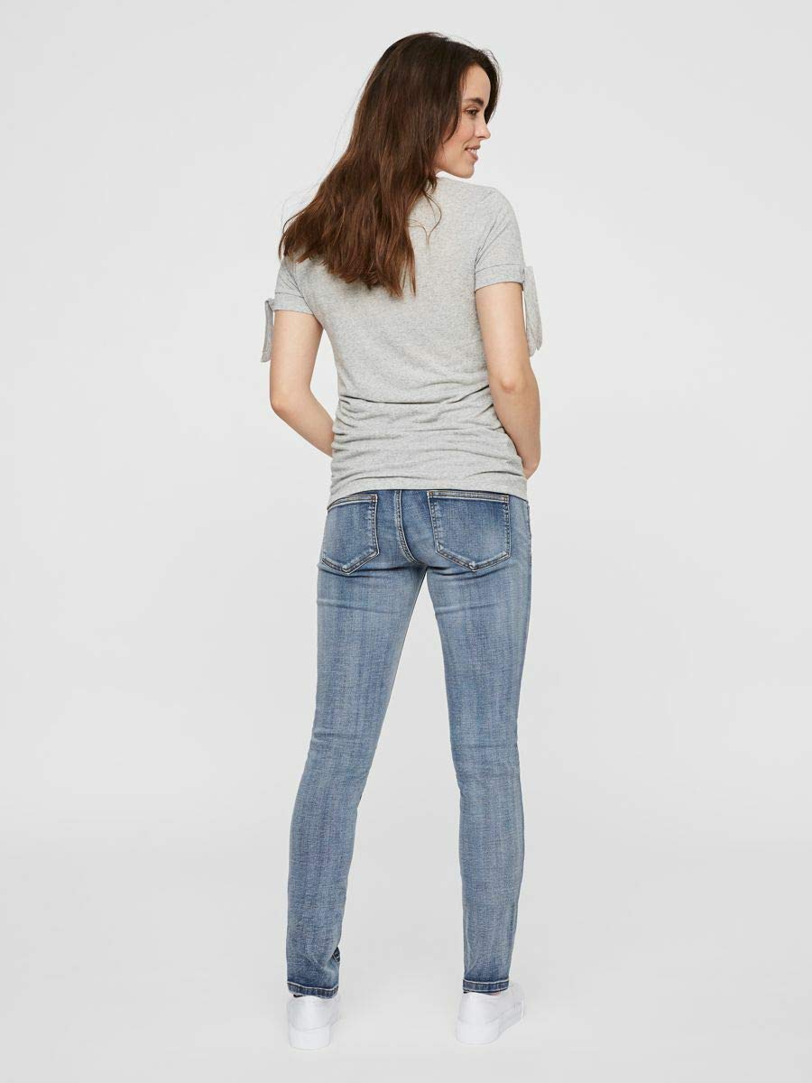 mamalicious-damen-umstandshose-mlgolden-slim-jeans-noos-a-schmale-passform-18-st image 5