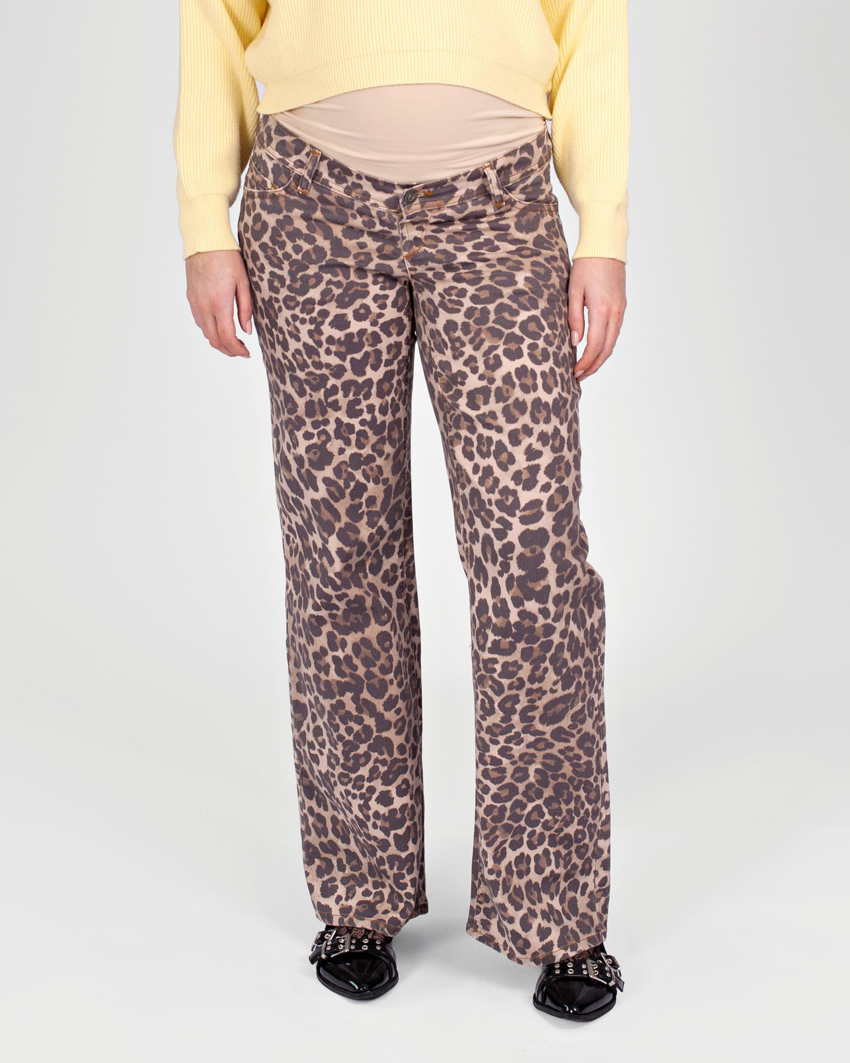 love2wait-jeans-julia-sustainable-32-wide-leg-aop-taupe-animal image 1