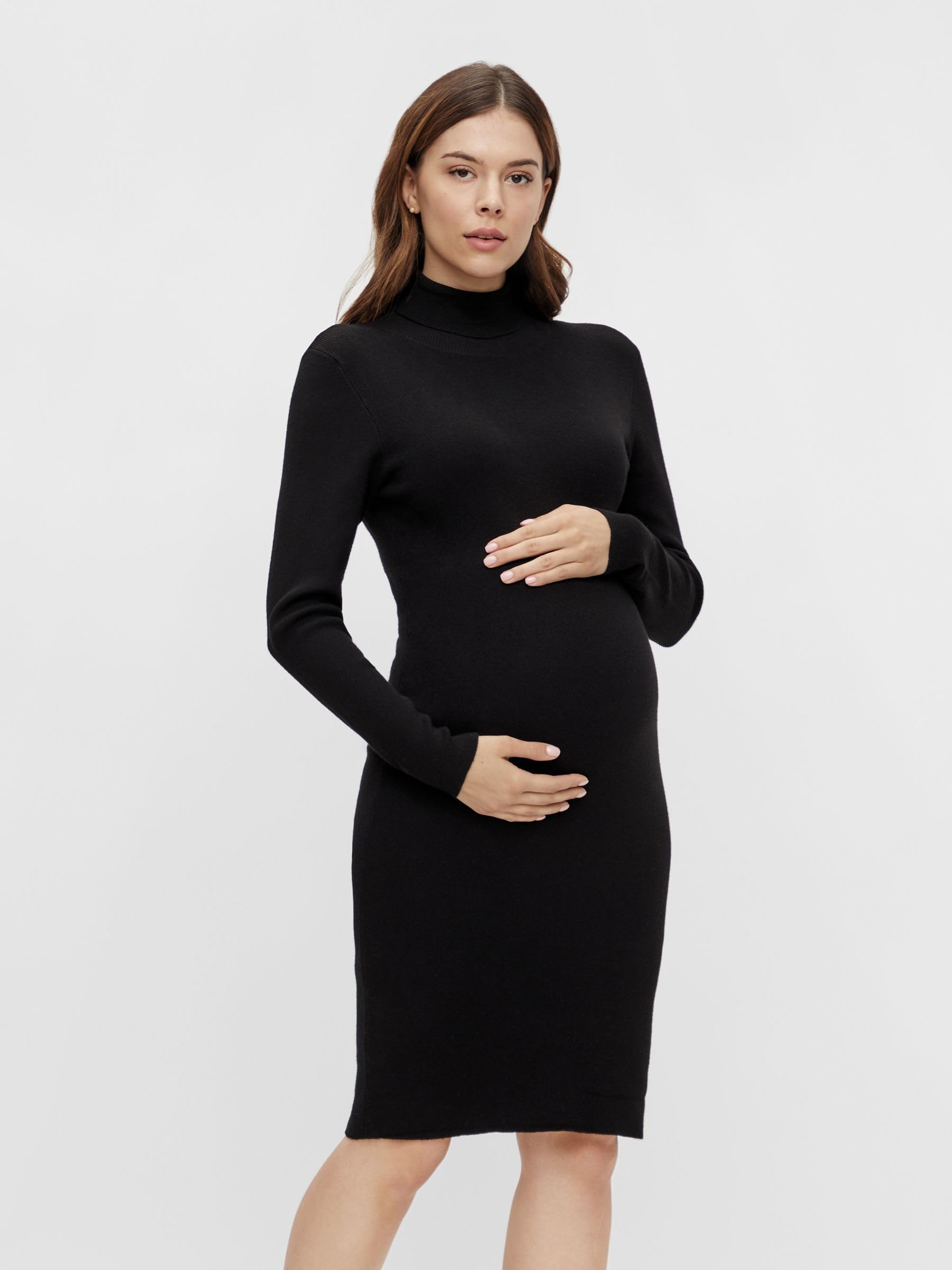 mamalicious-mljacina-umstandskleid-f-r-damen-strick-bequem image 7