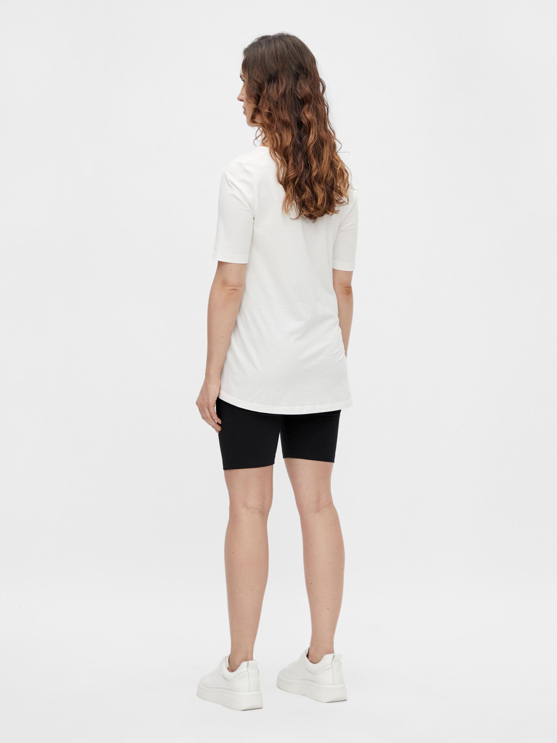 mamalicious-umstands-shorts-mit-hoher-taille-und-elastischem-bund-slim-fit image 4