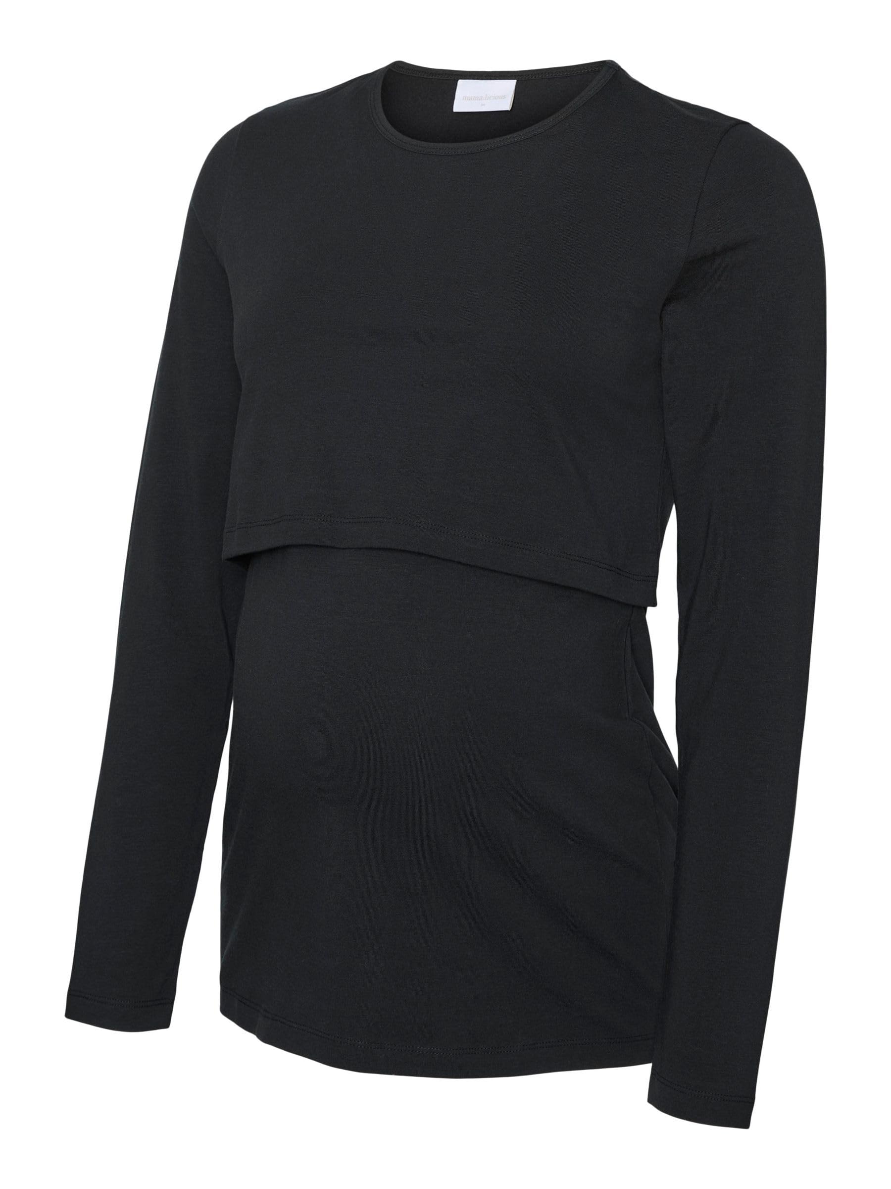 mamalicious-mlpilar-still-top-mit-rundhals-und-langarm-enger-schnitt image 1
