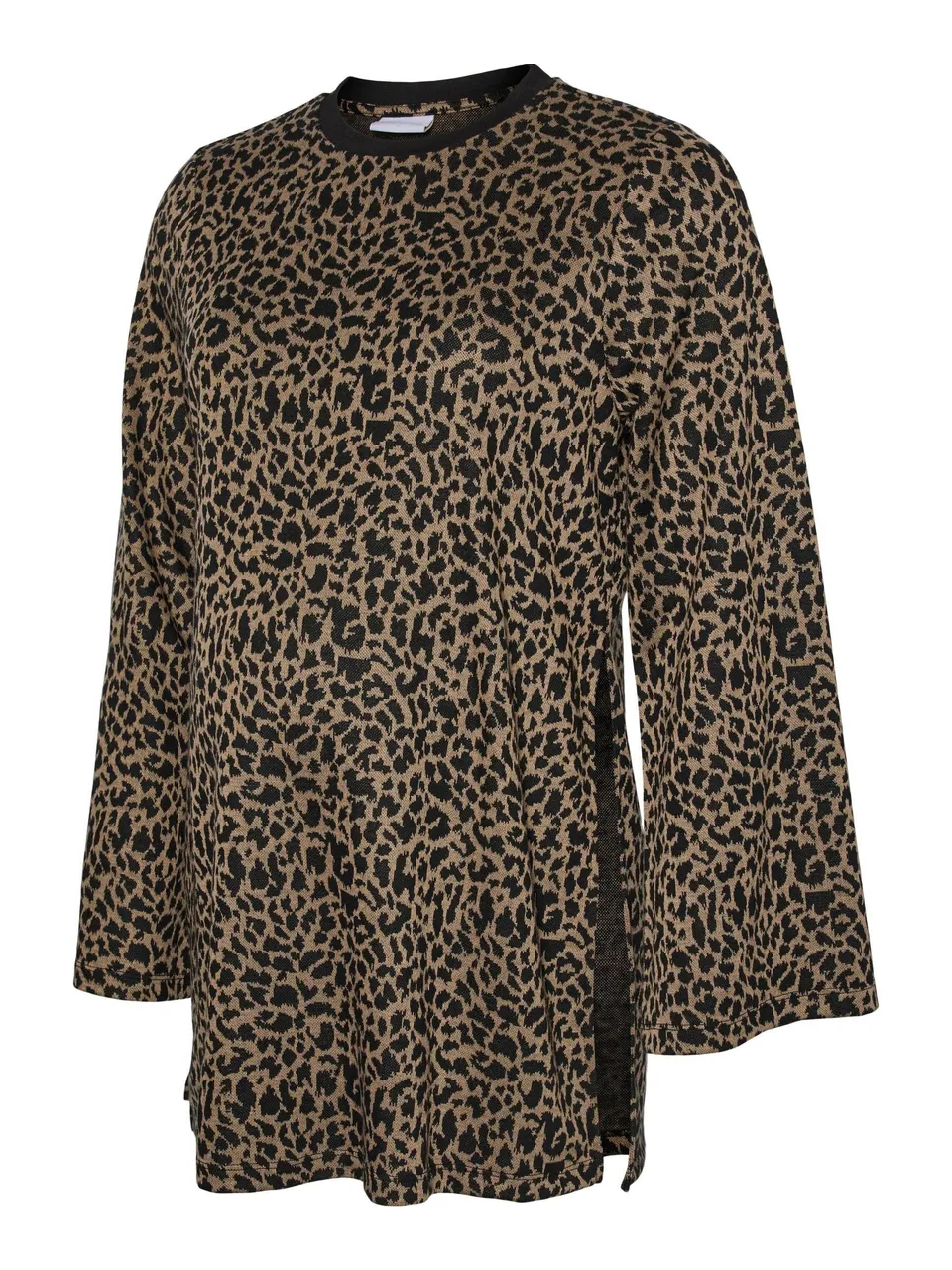 mamalicious-damen-stilltop-mlpilar-locker-geschnittenes-langarm-rundhals-top-mit image 1