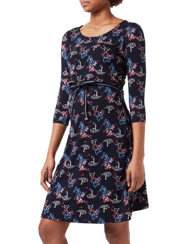 noppies-damen-kleid-nurs-3-4-slv-aop-zahira-blau-night-sky-p277-gr-m image 1