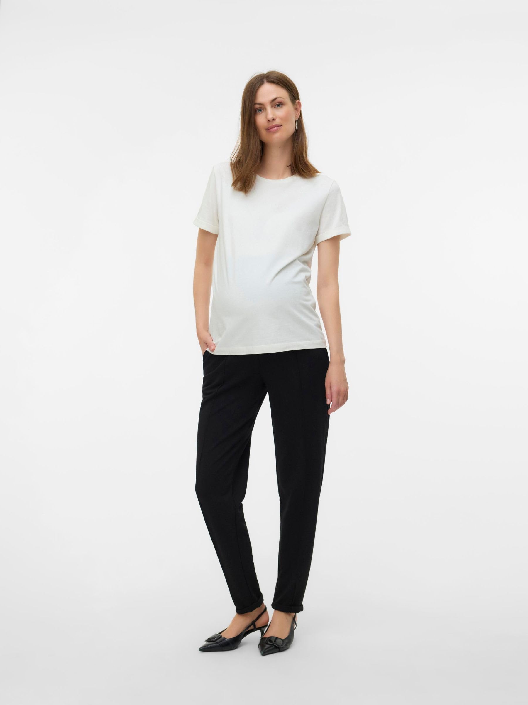 mamalicious-mlmila-umstands-hose-mit-hoher-taille-und-bauchband-normal-geschnitt-2 image 4