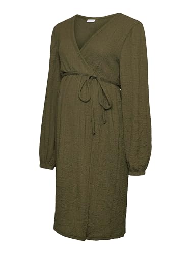 mamalicious-mlsigga-umstandskleid-mit-wickeleffekt-rundhals-langarm image 7