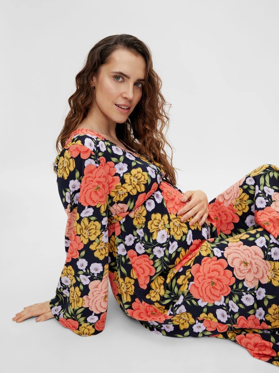 mamalicious-mama-licious-damen-umstandskleid-mlanta-langes-stillkleid image 7