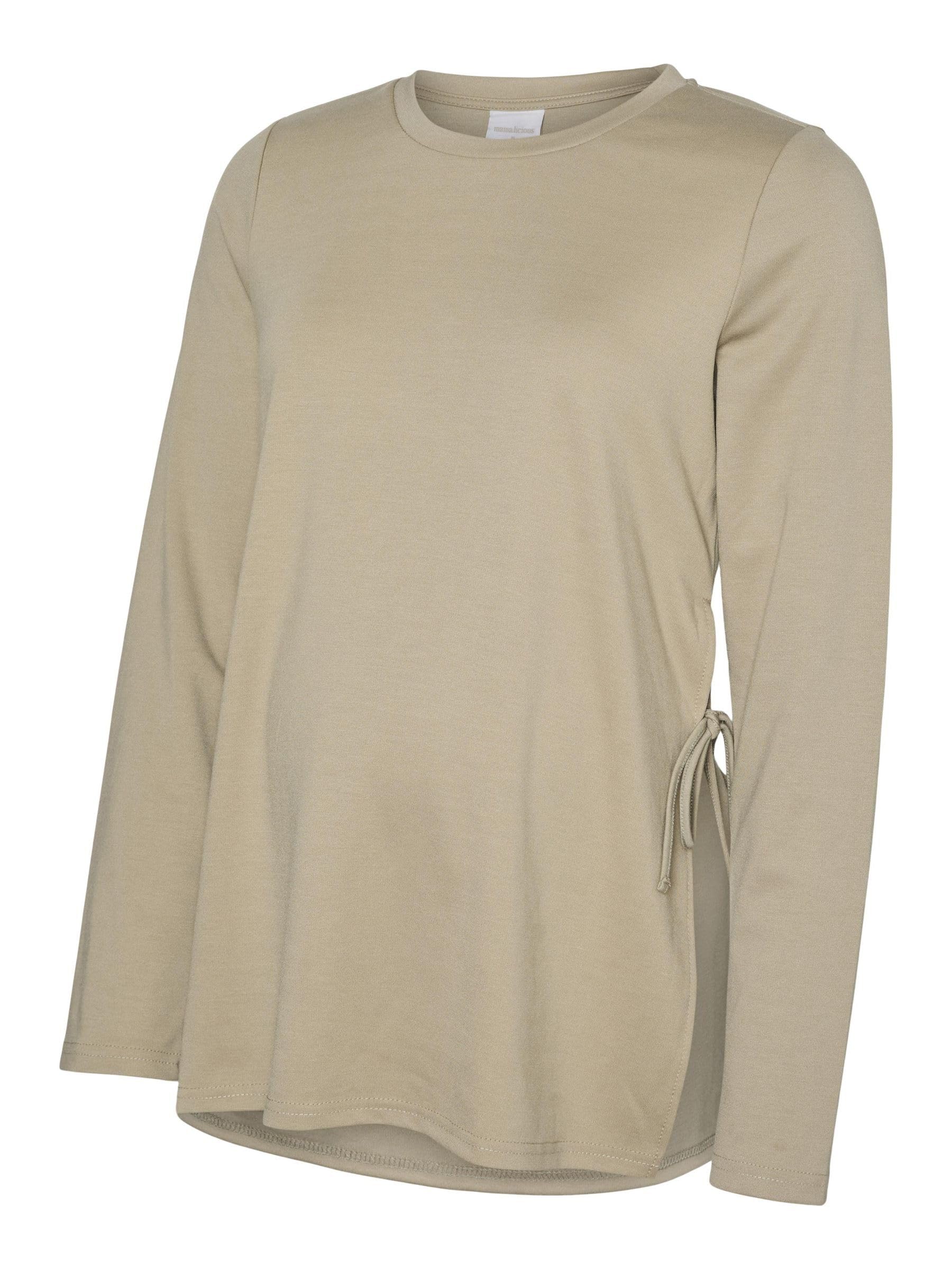 mamalicious-mlpilar-still-bluse-mit-rundhals-und-langarm-normal-geschnitten image 1