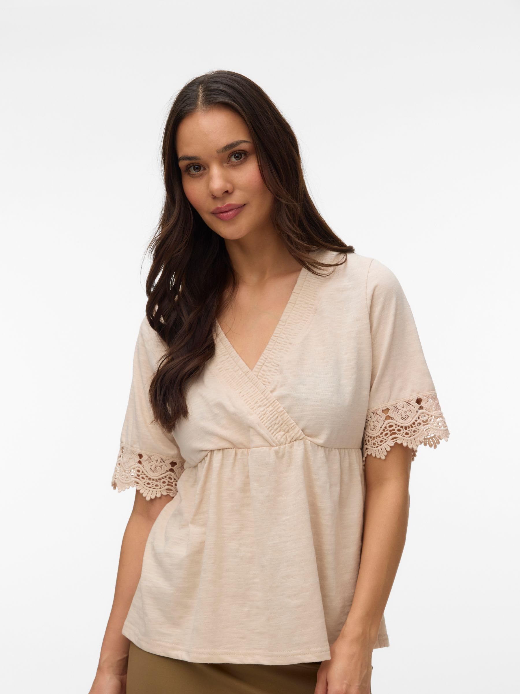mamalicious-mlpilar-umstandsbluse-2-in-1-stilltop-v-ausschnitt-halbarm-wickeleff image 5