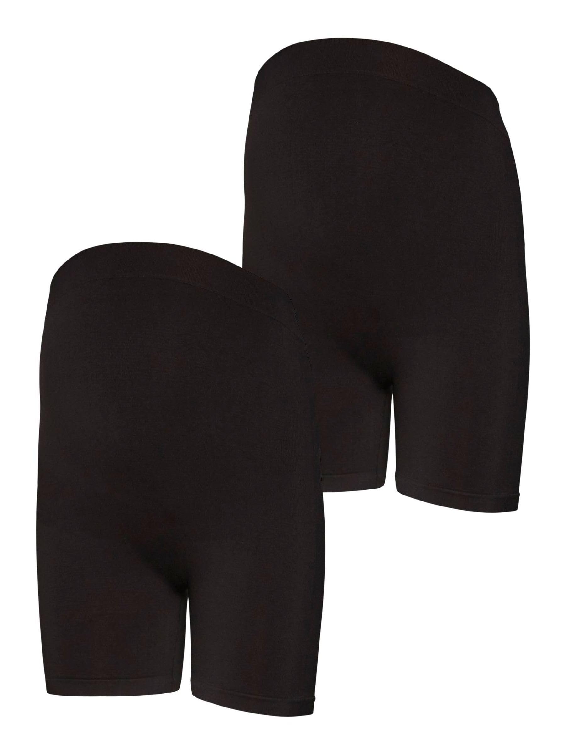mamalicious-nahtlose-umstands-shorts-2er-pack-slim-fit-schwarz image 1