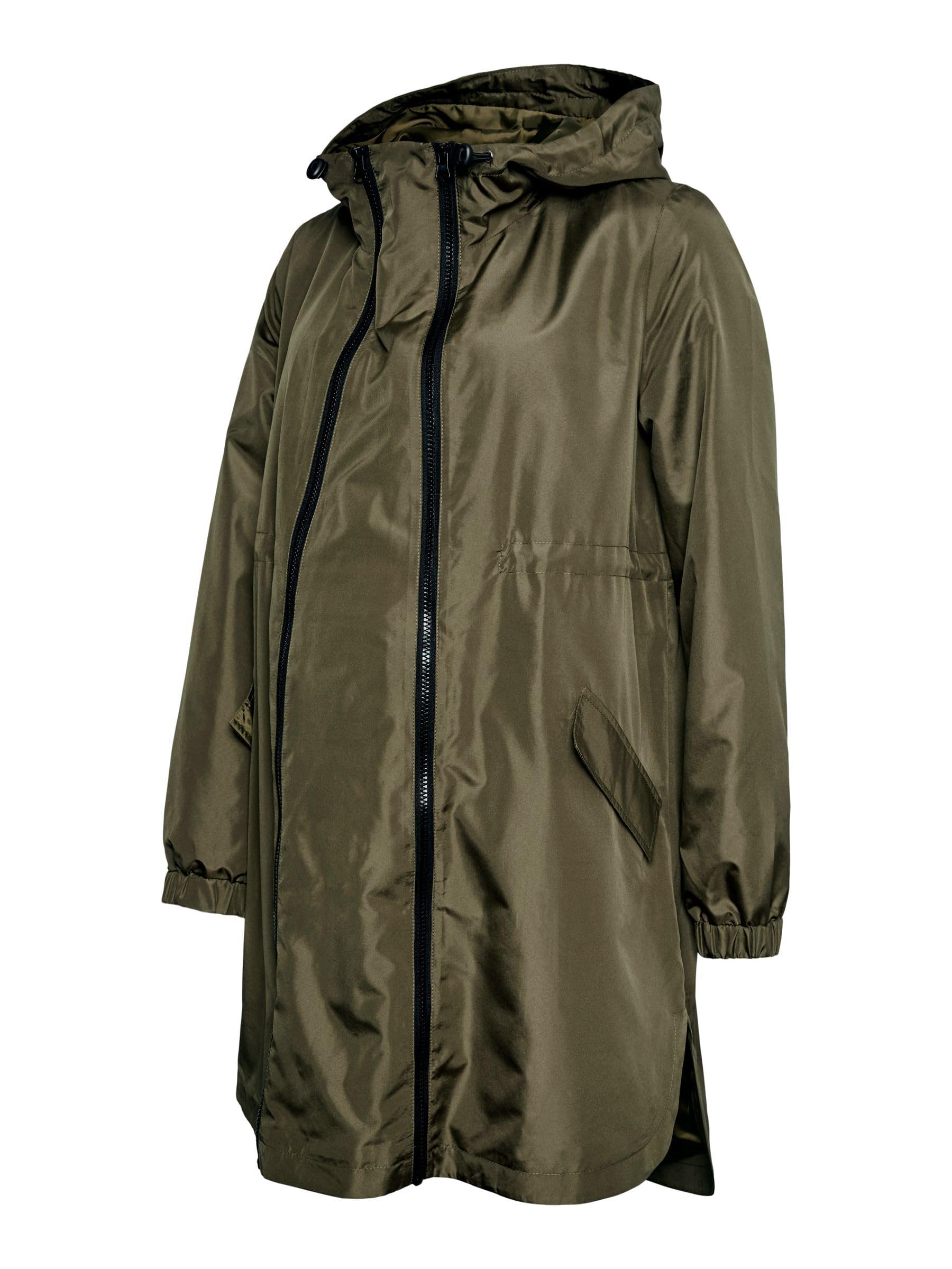 mamalicious-damen-jacke-mit-stehkragen-und-elastischen-b-ndchen-2-in-1-umstands- image 1