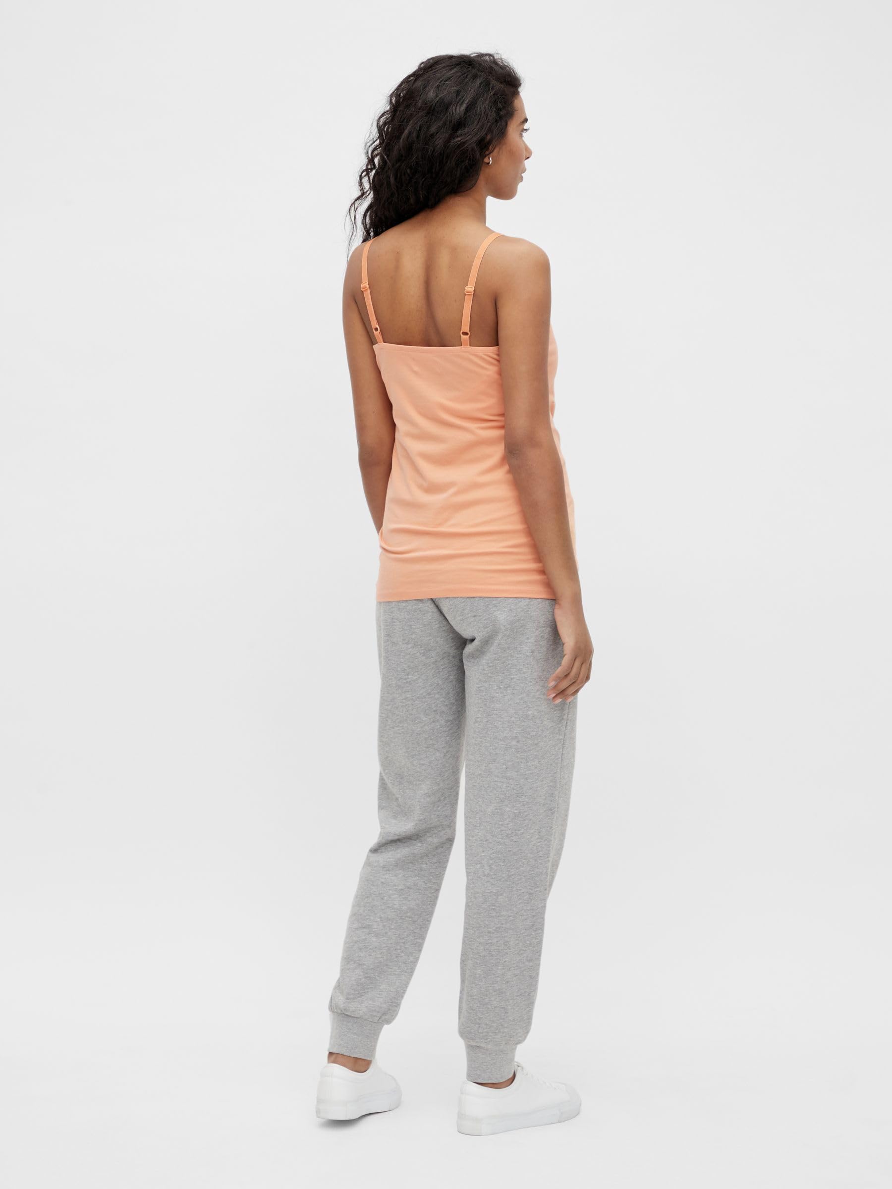 mama-licious-damen-mlkerrie-strap-2f-2-p-a-top-black-pack-shell-coral-m-2er-set- image 3