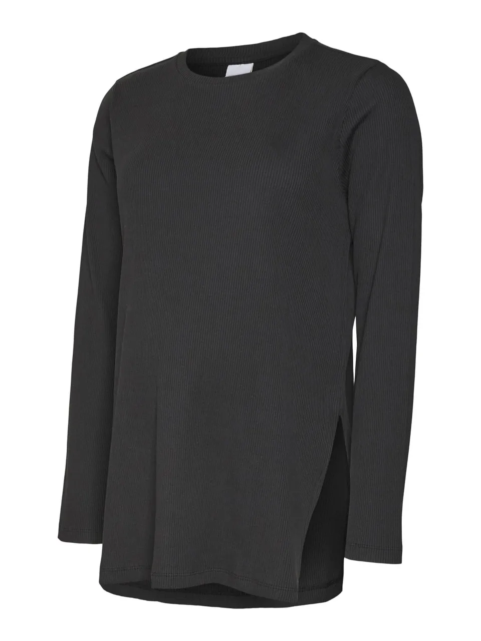 mamalicious-umstands-top-mlpilar-rundhals-langarm-extra-lang-seitenschlitze-2-in image 1