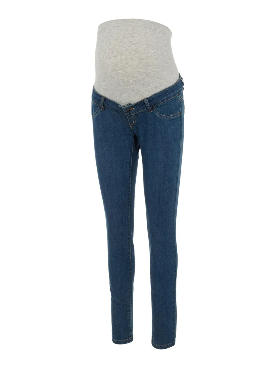 mamalicious-damen-jeans-mljulia-medium-blue-slim-jeans-a-noos image 1