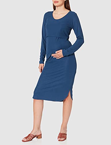 noppies-damen-umstandskleid-nurs-ls-lucky-lang-rmelig-blau-blue-c130-gr-e-38 image 6