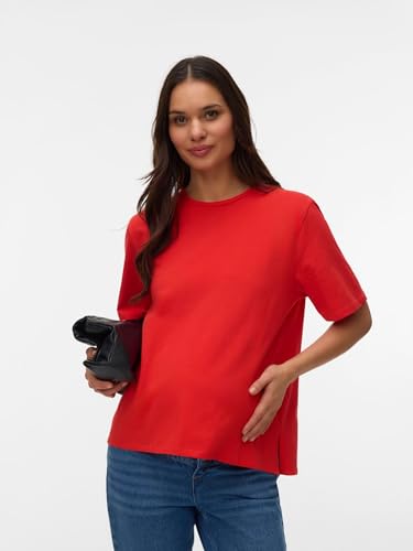 mamalicious-umstands-top-normal-geschnitten-rundhals-kurzarm-seitenschlitze image 8