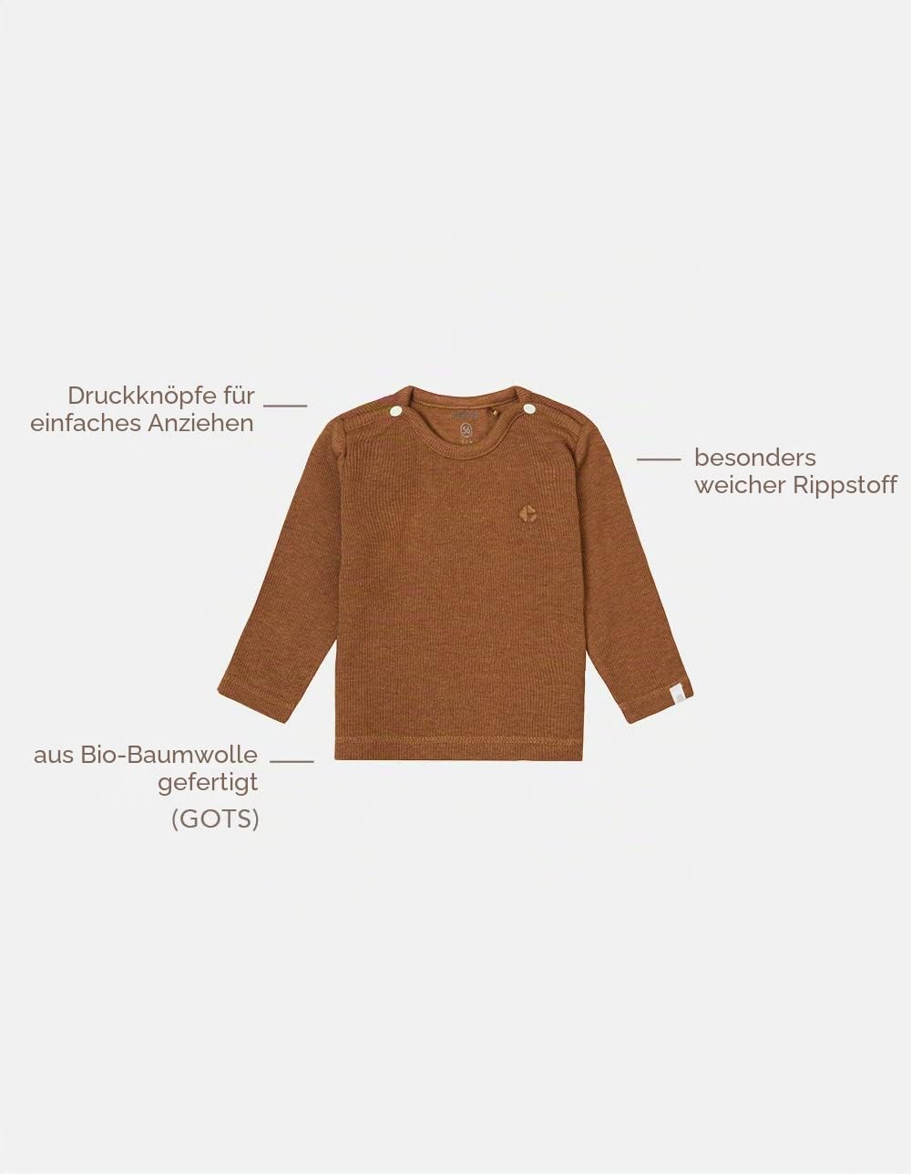 noppies-unisex-baby-langarm-shirt-u-tee-ls-rib-natal-geripptes-baby-t-shirt-mit- image 2