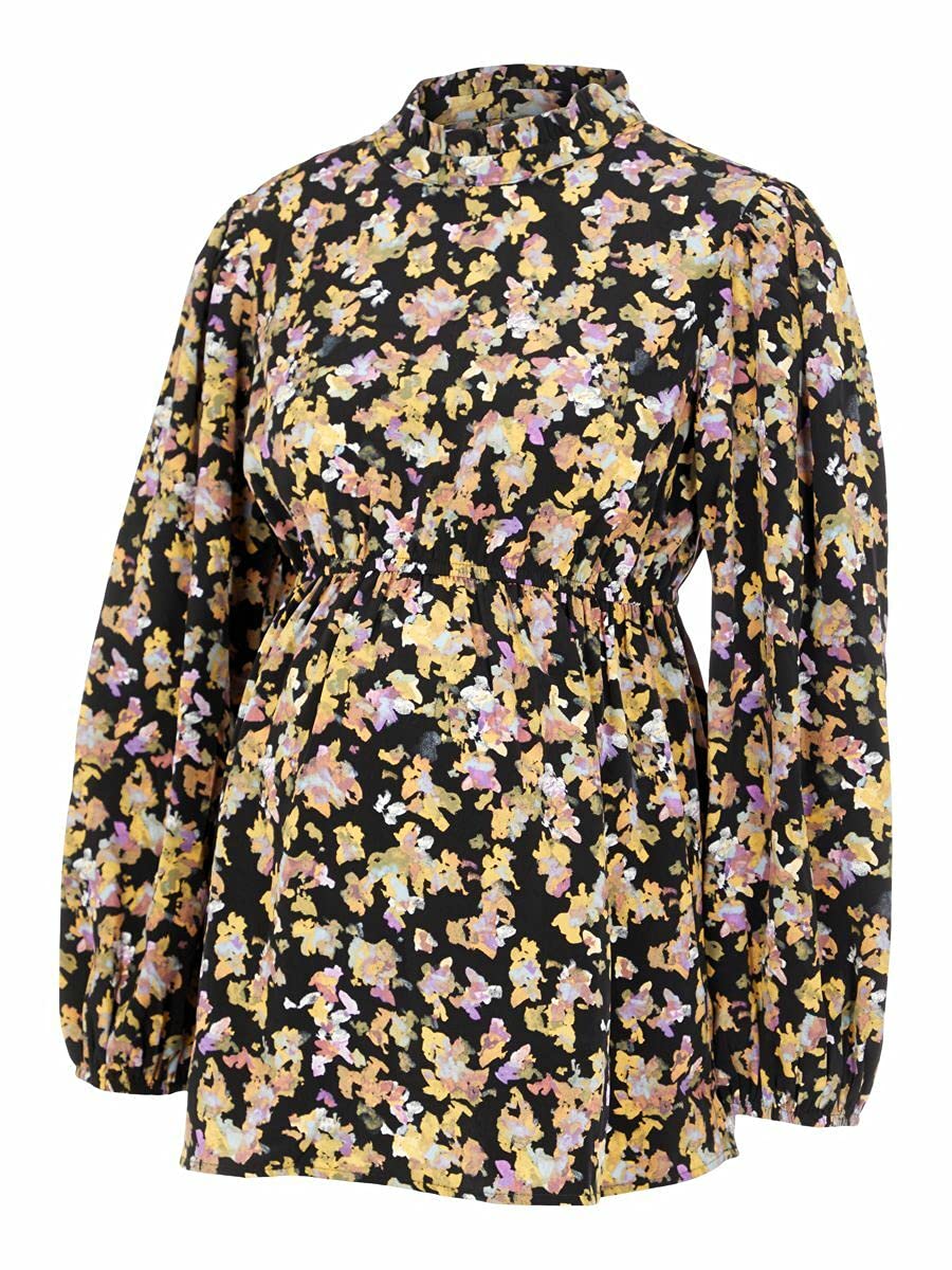 mamalicious-damen-mlemra-l-s-woven-top-a-bluse image 1