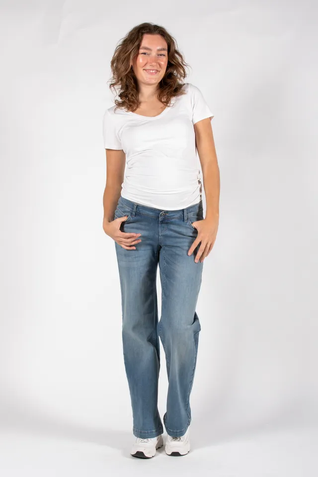 love2wait-jeans-julia-sustainable-wide-leg-used-wash-nachhaltige-umstandsjeans-l image 1