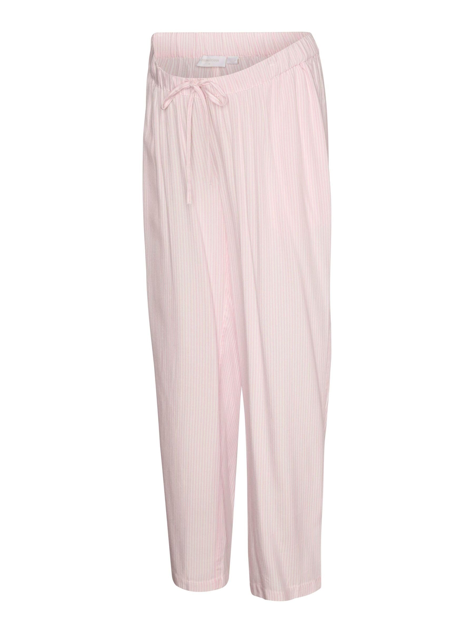mamalicious-umstandshose-mit-weitem-beinschnitt-mid-rise-kordelzug-und-bauchband image 1