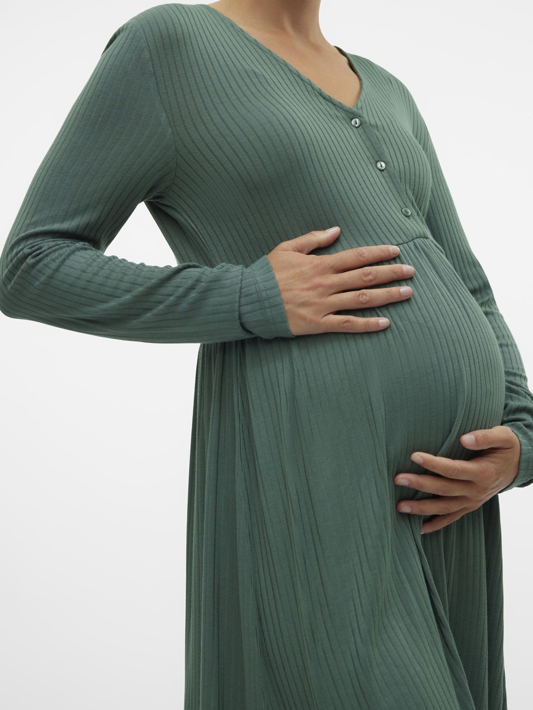 mamalicious-umstandskleid-mltrinity-2-in-1-stillkleid-mit-v-ausschnitt-langarm-k image 5